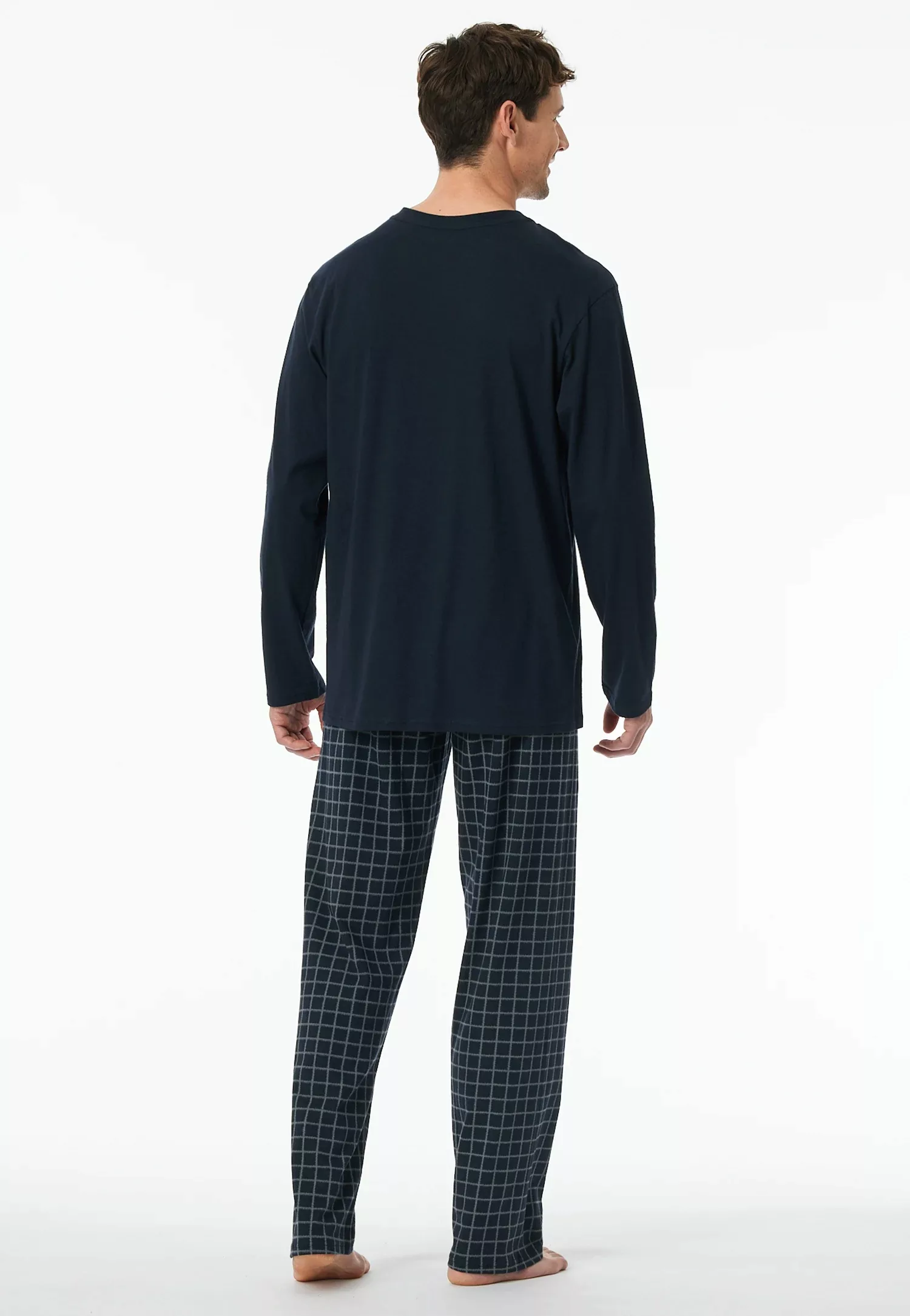 Schiesser Pyjama ""Comfort Nightwear"", (2 tlg.), mit V-Ausschnitt und aufg günstig online kaufen