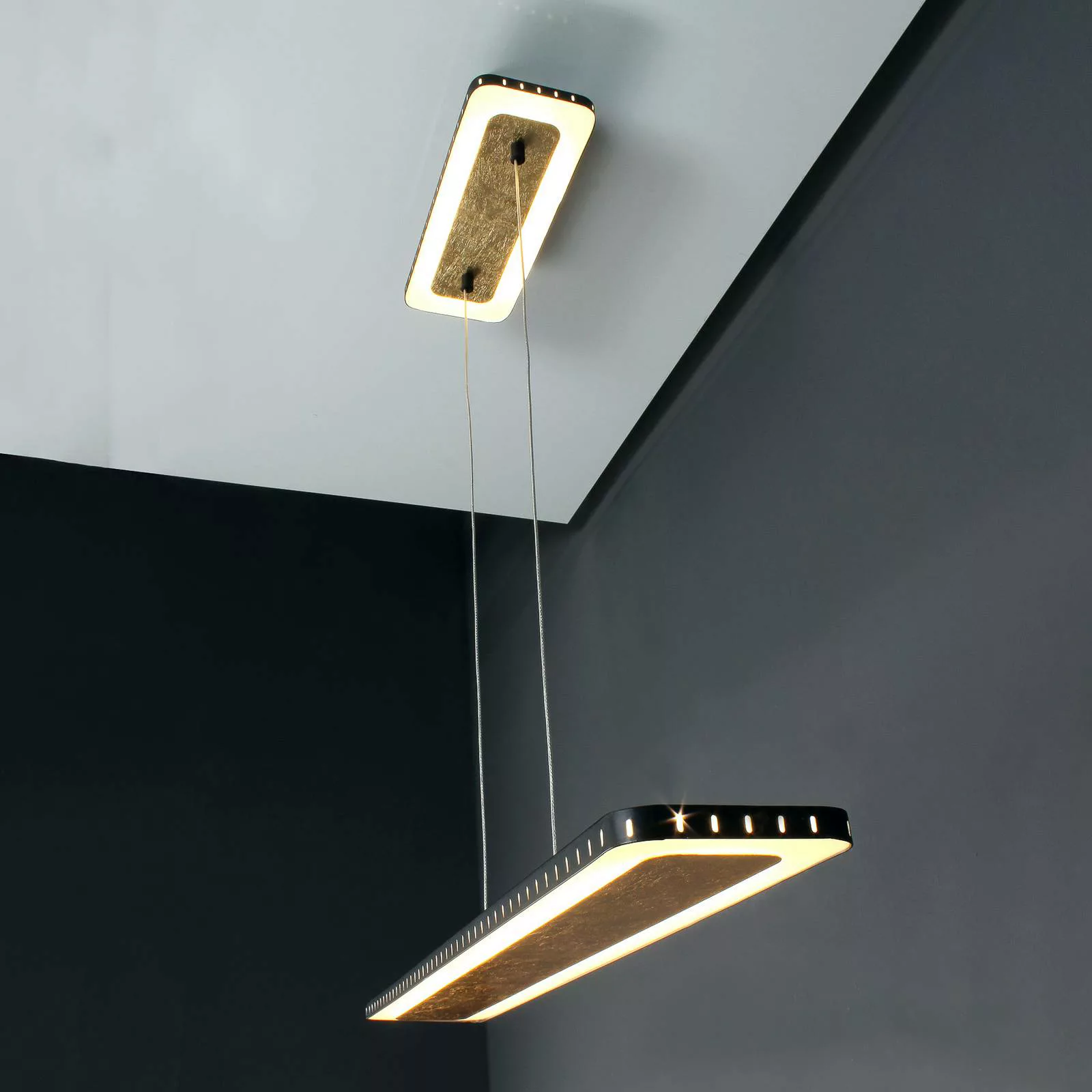 LED-Hängeleuchte Solaris 3-Step-dim 70 cm silber günstig online kaufen