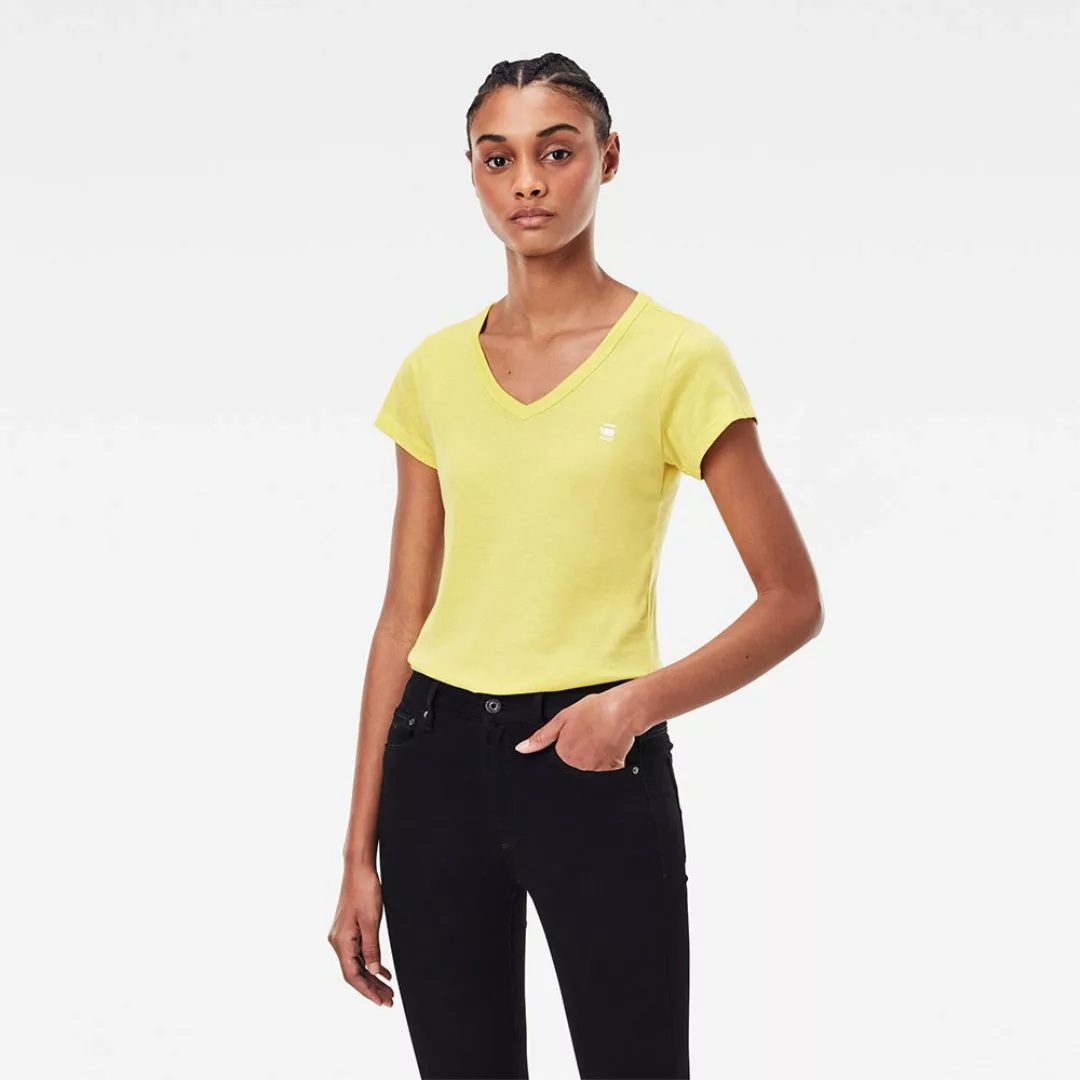 G-star Eyben Slim Kurzarm T-shirt S Bright Yellow Cab günstig online kaufen