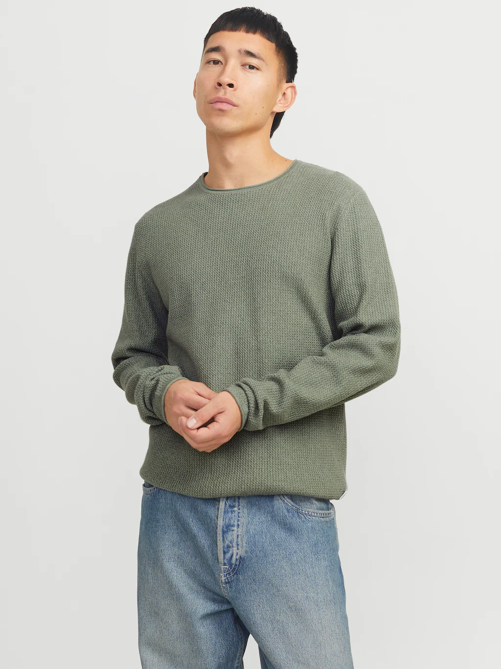 Jack & Jones Rundhalspullover "JJECOOPER KNIT CREW NECK NOOS", in Strick Op günstig online kaufen