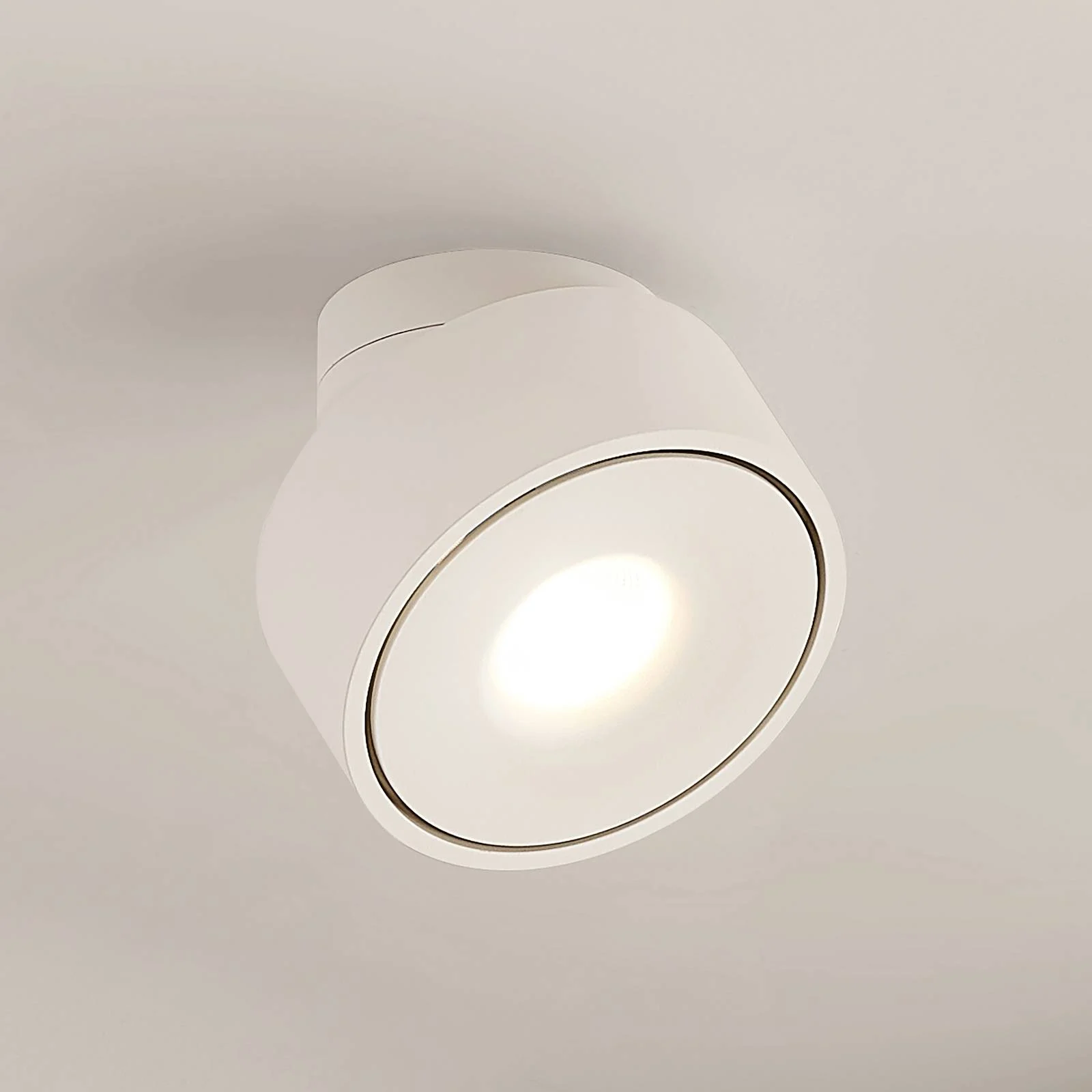 Arcchio Rotari LED-Deckenlampe, weiß, schwenkbar günstig online kaufen