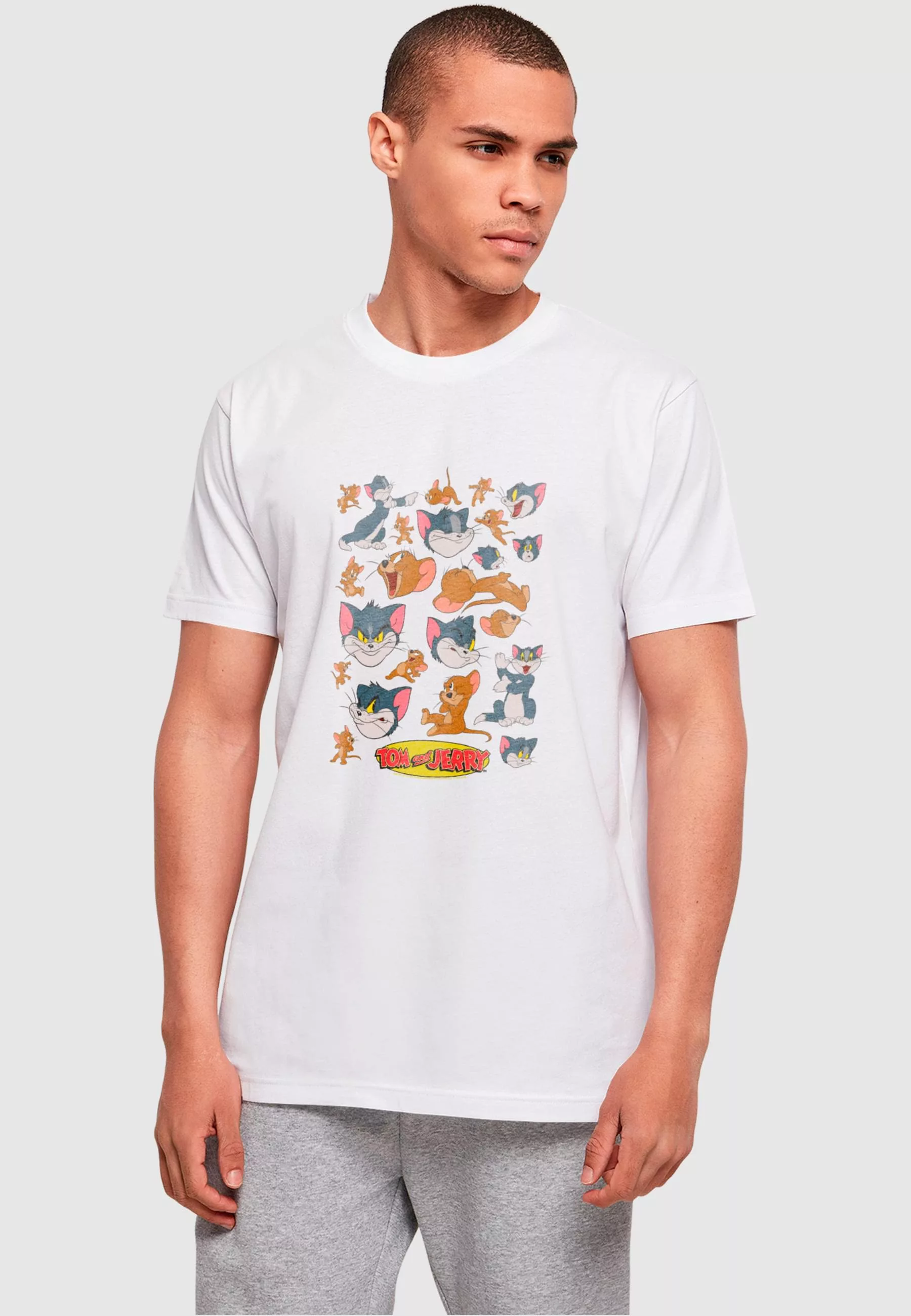 ABSOLUTE CULT T-Shirt "ABSOLUTE CULT Herren Tom and Jerry - Many Faces T-Sh günstig online kaufen