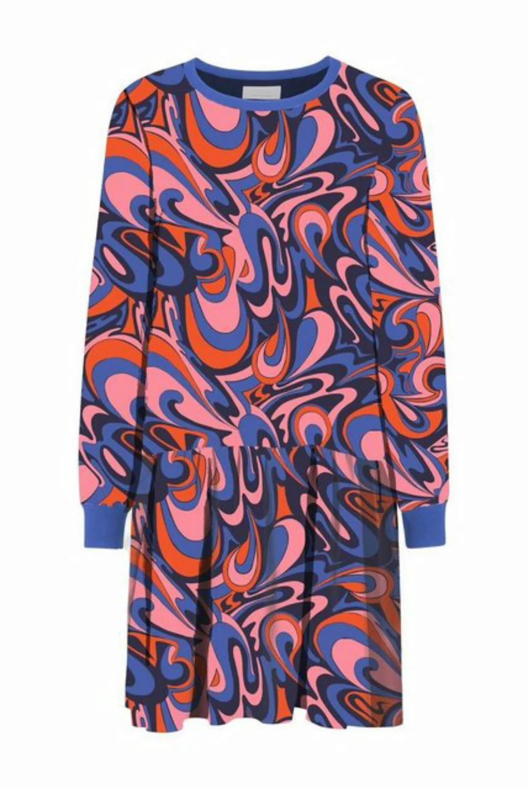 Rich & Royal Sommerkleid printed dress with knit details eco günstig online kaufen