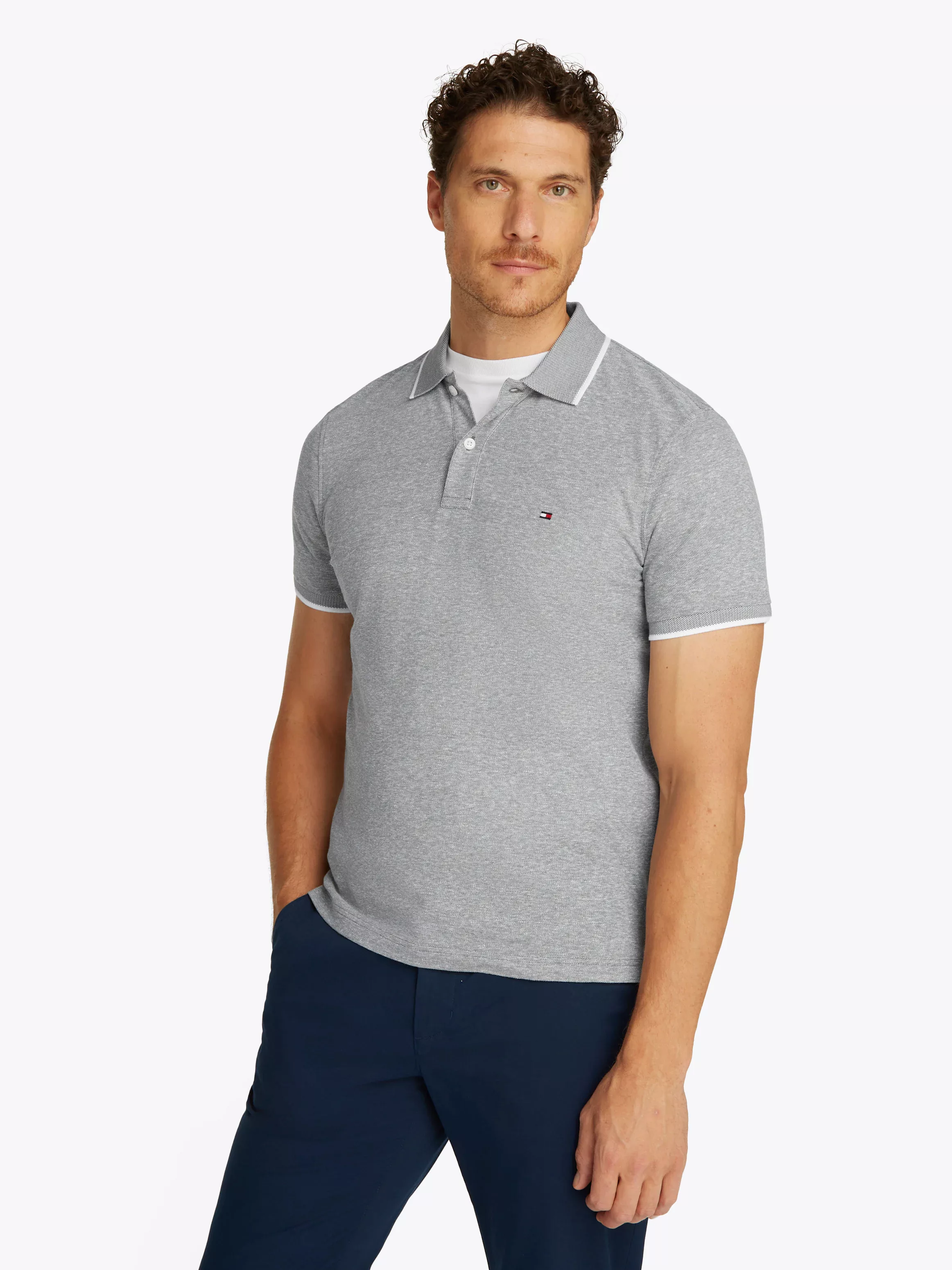 Tommy Hilfiger Poloshirt "LINEN PIQUE REG POLO" günstig online kaufen
