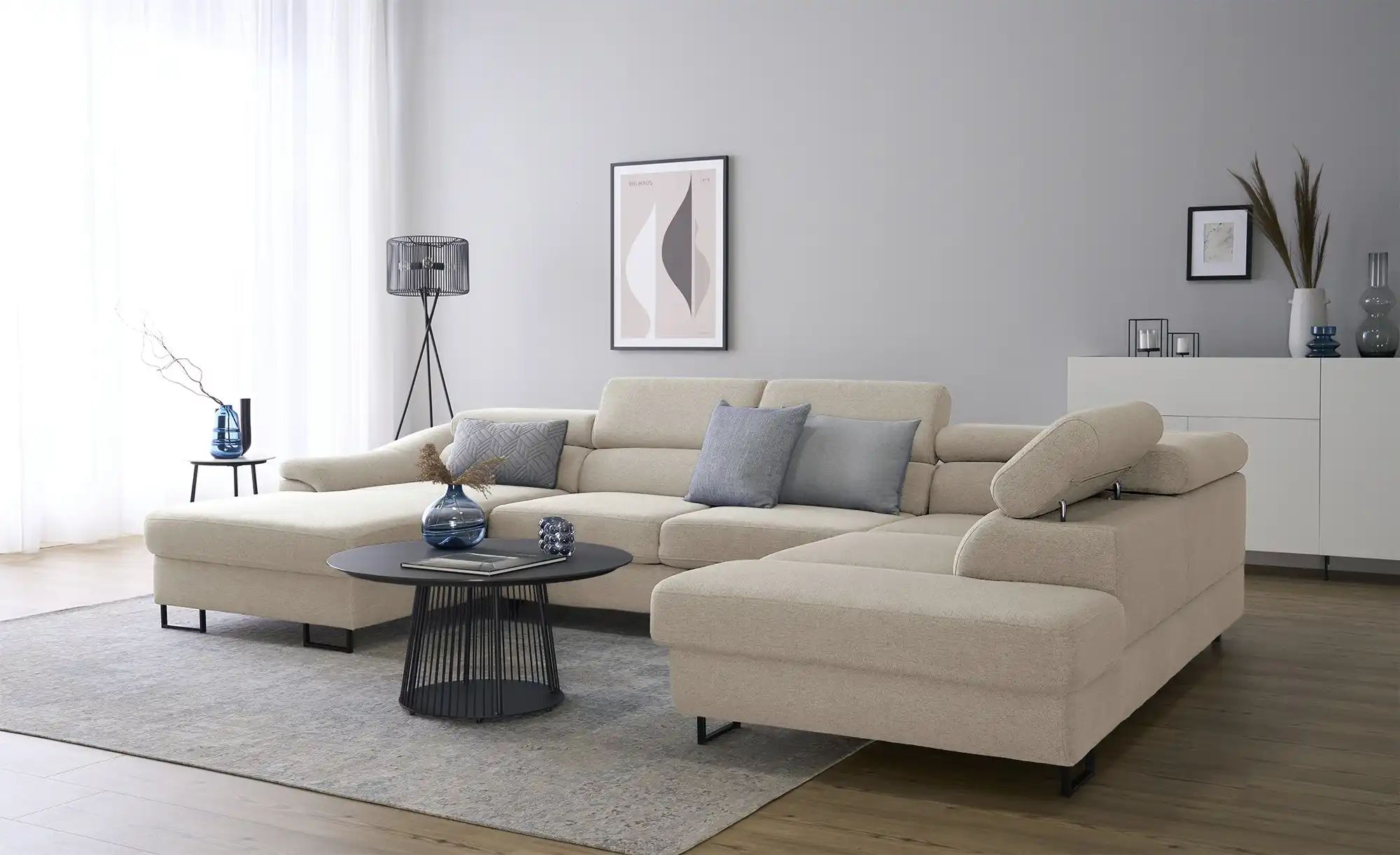 switch Ecksofa  Lavos ¦ beige ¦ Maße (cm): B: 346 H: 85 T: 221.0 Polstermöb günstig online kaufen