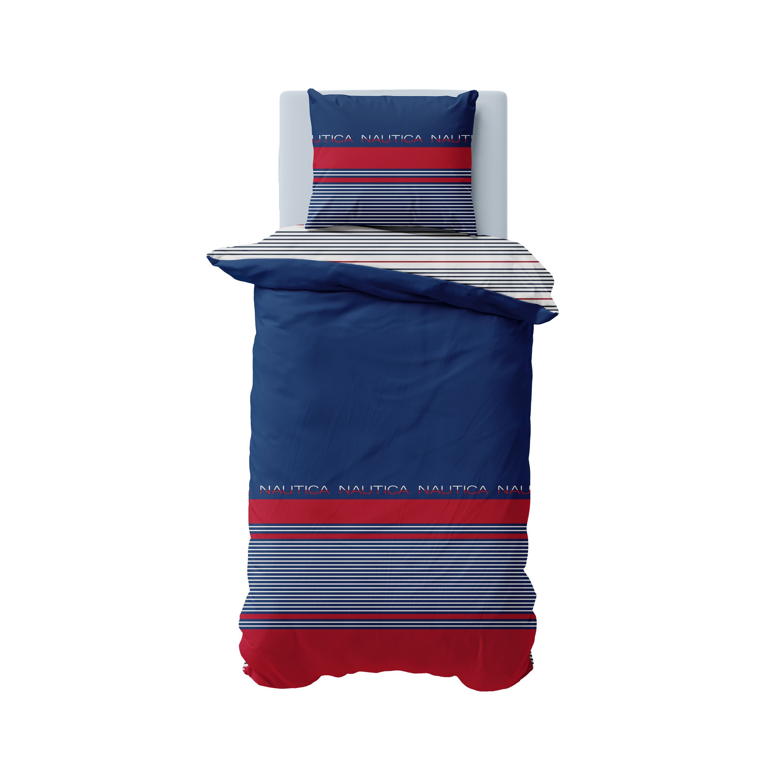 NAUTICA HOME Bettwäsche Nautica, Satin, 2 günstig online kaufen