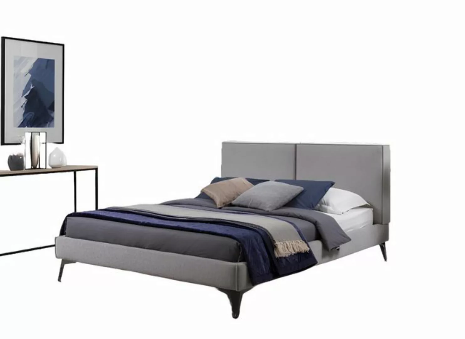 Xlmoebel Bett Luxuriöses Doppelbett 180x200 aus Stoff für Ihr Schlafzimmer günstig online kaufen