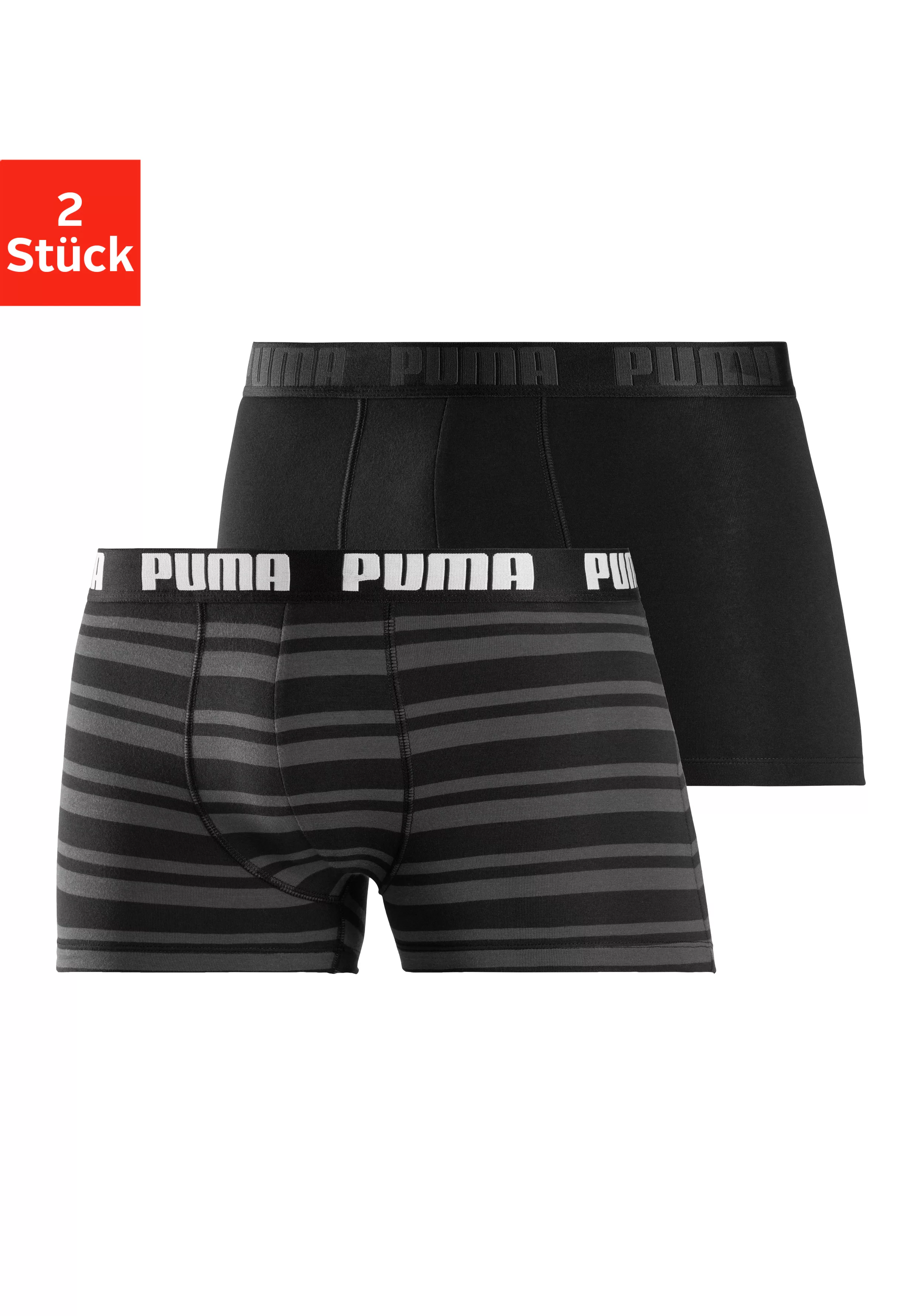 PUMA Boxer, (Packung, 2er-Pack), mit Logo Webbund günstig online kaufen