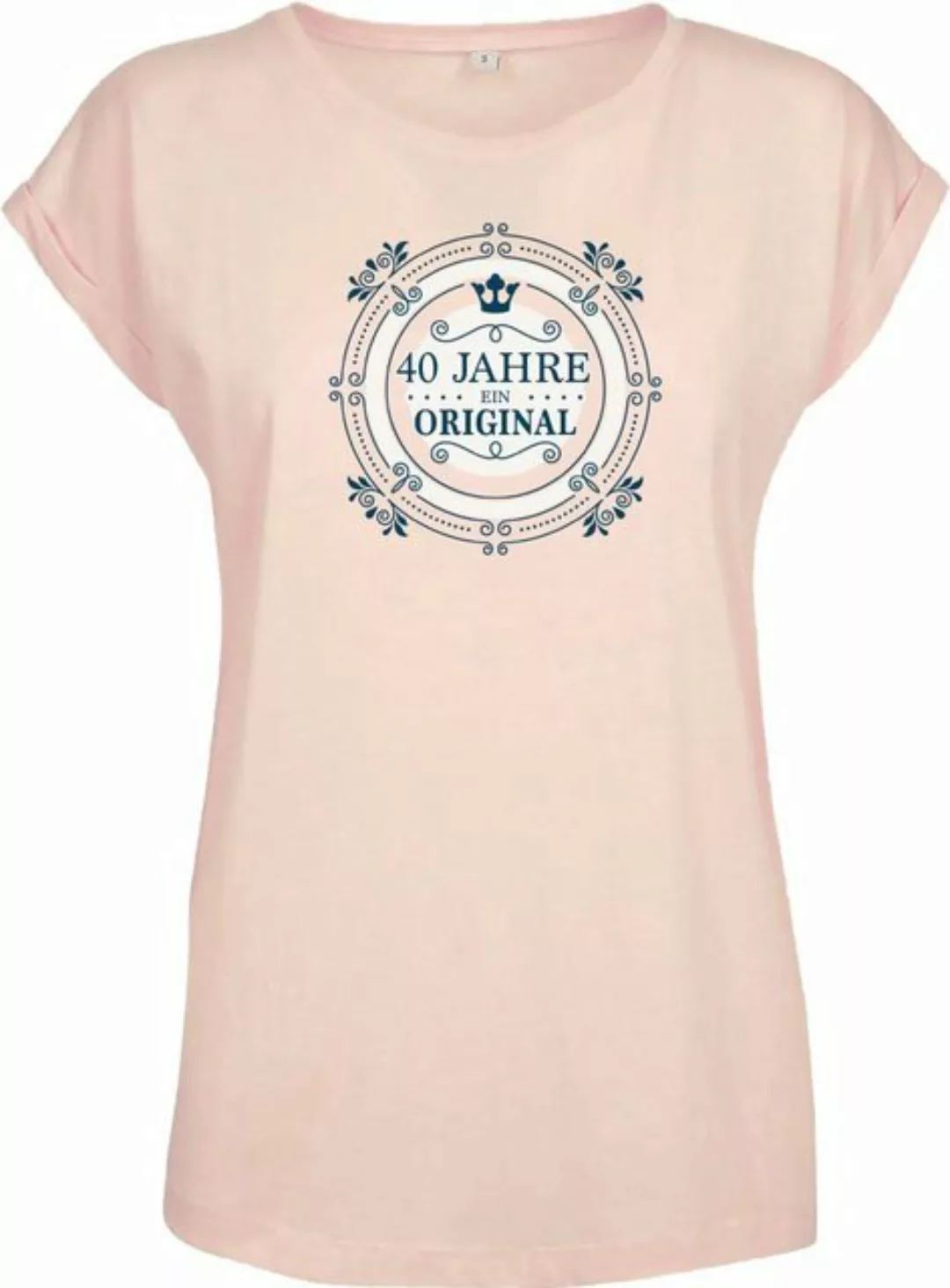 Baddery Print-Shirt Geburtstagsgeschenk für Frauen : "40 Jahre Ein Original günstig online kaufen