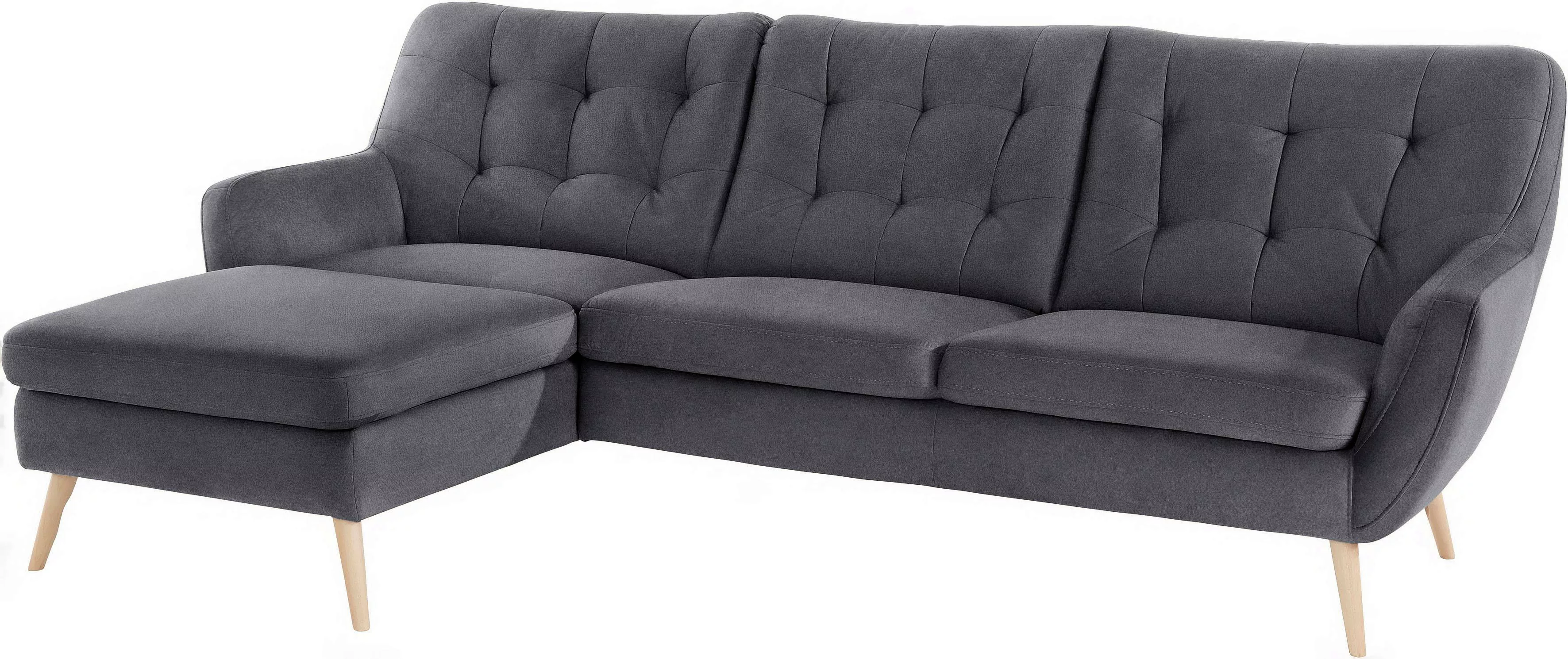 exxpo - sofa fashion Ecksofa Nappa, kompakt und komfortabel, bequem, zeitlo günstig online kaufen