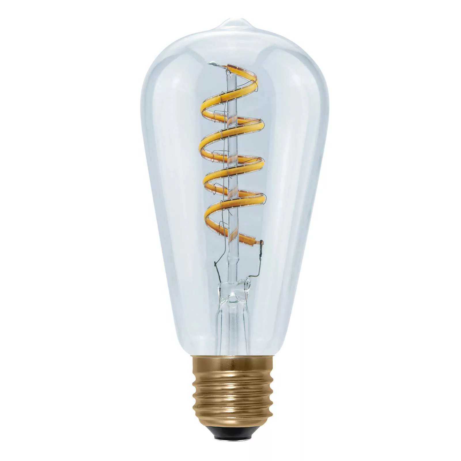 SEGULA LED-Leuchtmittel »LED Rustika Curved Spirale klar«, E27, Warmweiß günstig online kaufen