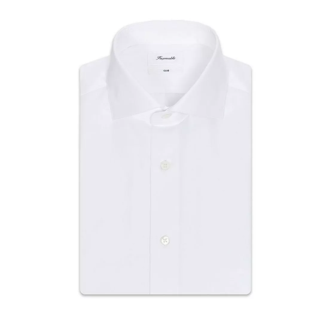 FaÇonnable Dress Club Garibaldi 4 Langarm Hemd 41 White günstig online kaufen