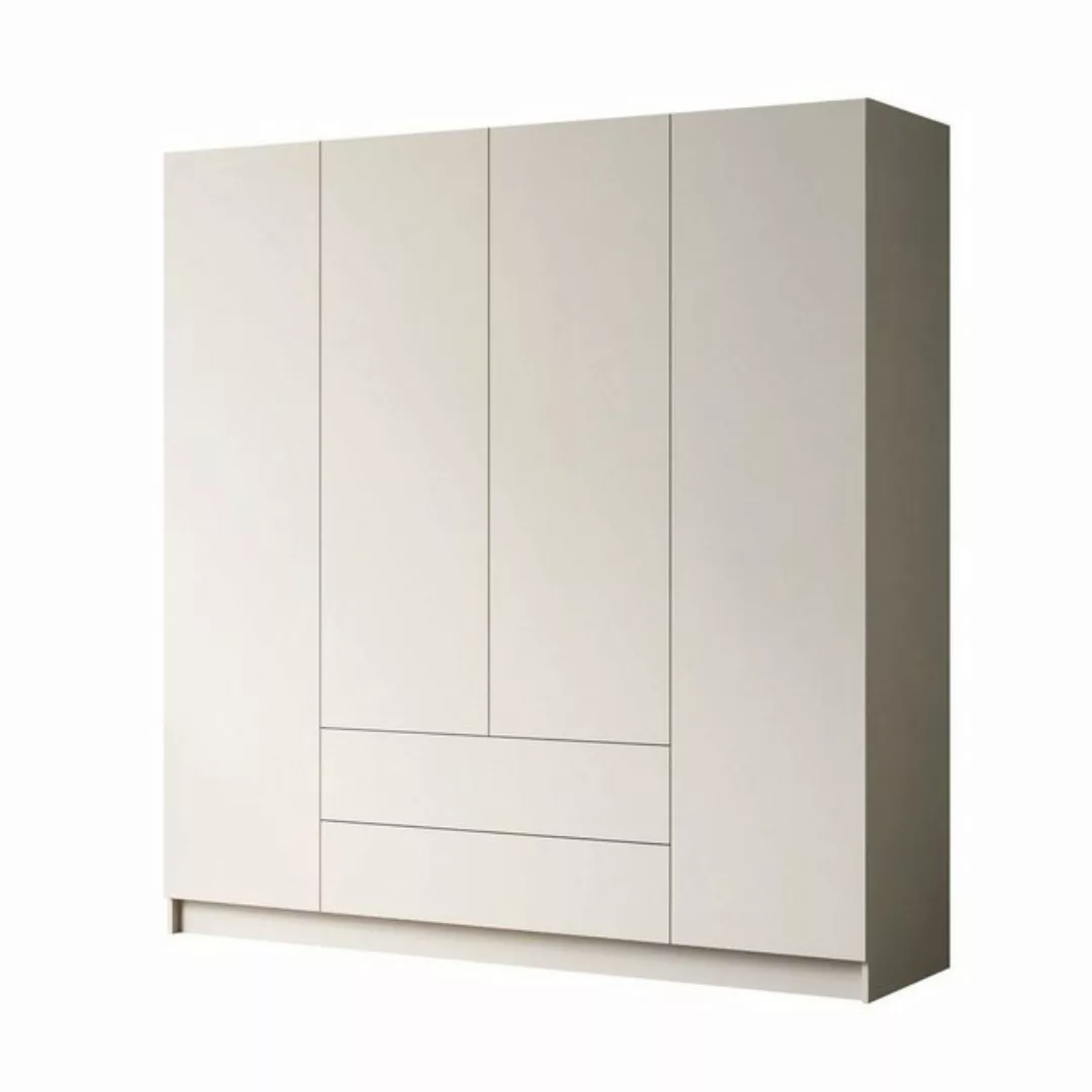 Lookway Kleiderschrank AUREL 4D2SZ KASCHMIR mit Spiegel und Schubladen günstig online kaufen