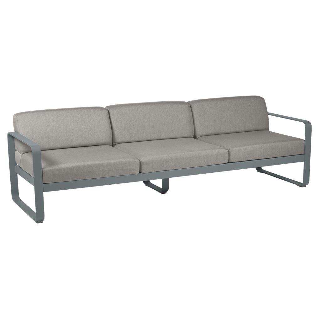 Bellevie 3-Sitzer Lounge-Sofa 26 Gewittergrau B8 Taupegrau günstig online kaufen