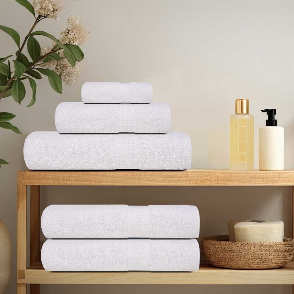 vidaXL Handtuch Duschtücher 25 Stk. Weiß günstig online kaufen