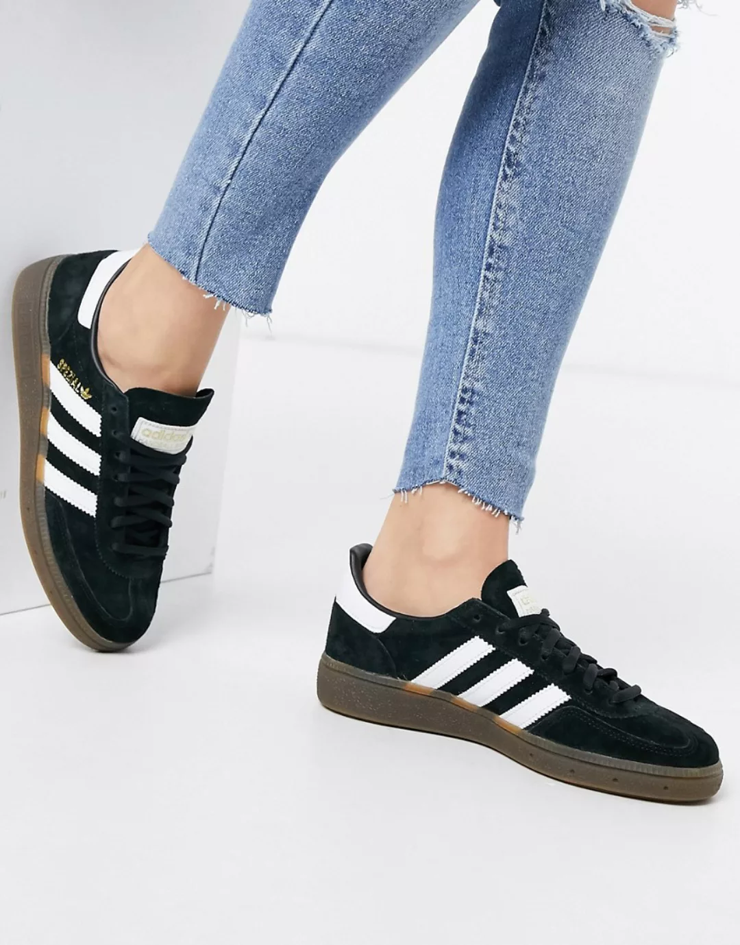 adidas Originals – Handball Spezial – Schwarze Sneaker günstig online kaufen