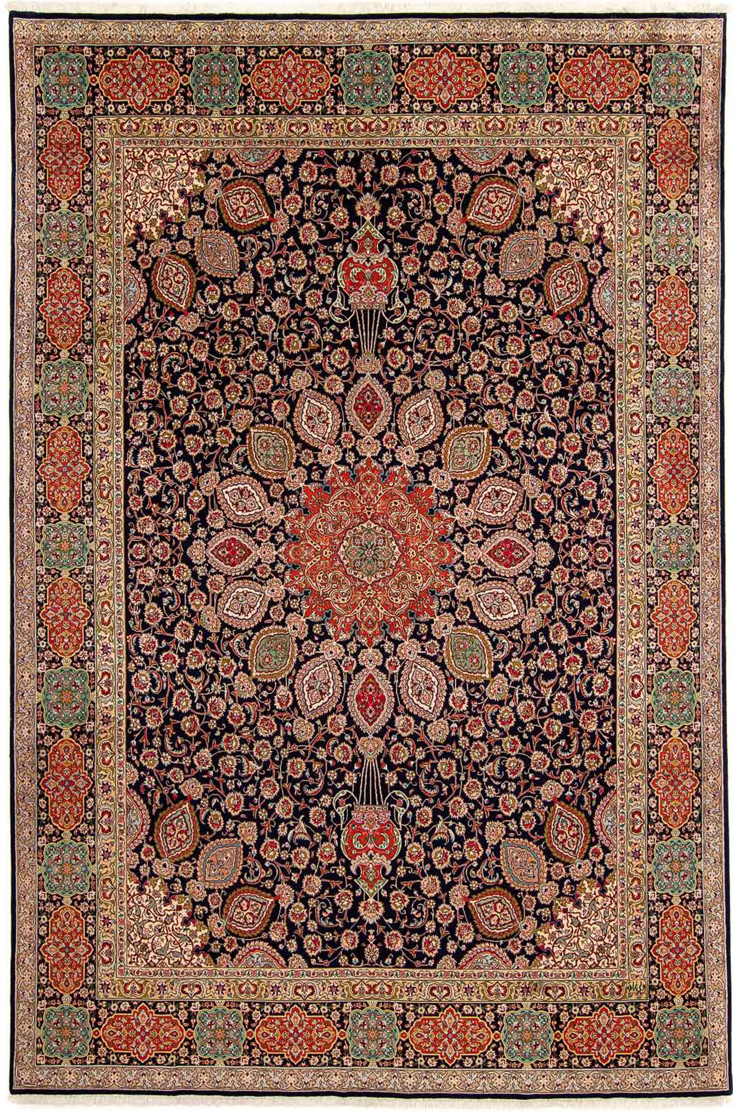 morgenland Orientteppich »Täbriz - 390 x 296 cm - hellbraun«, rechteckig günstig online kaufen