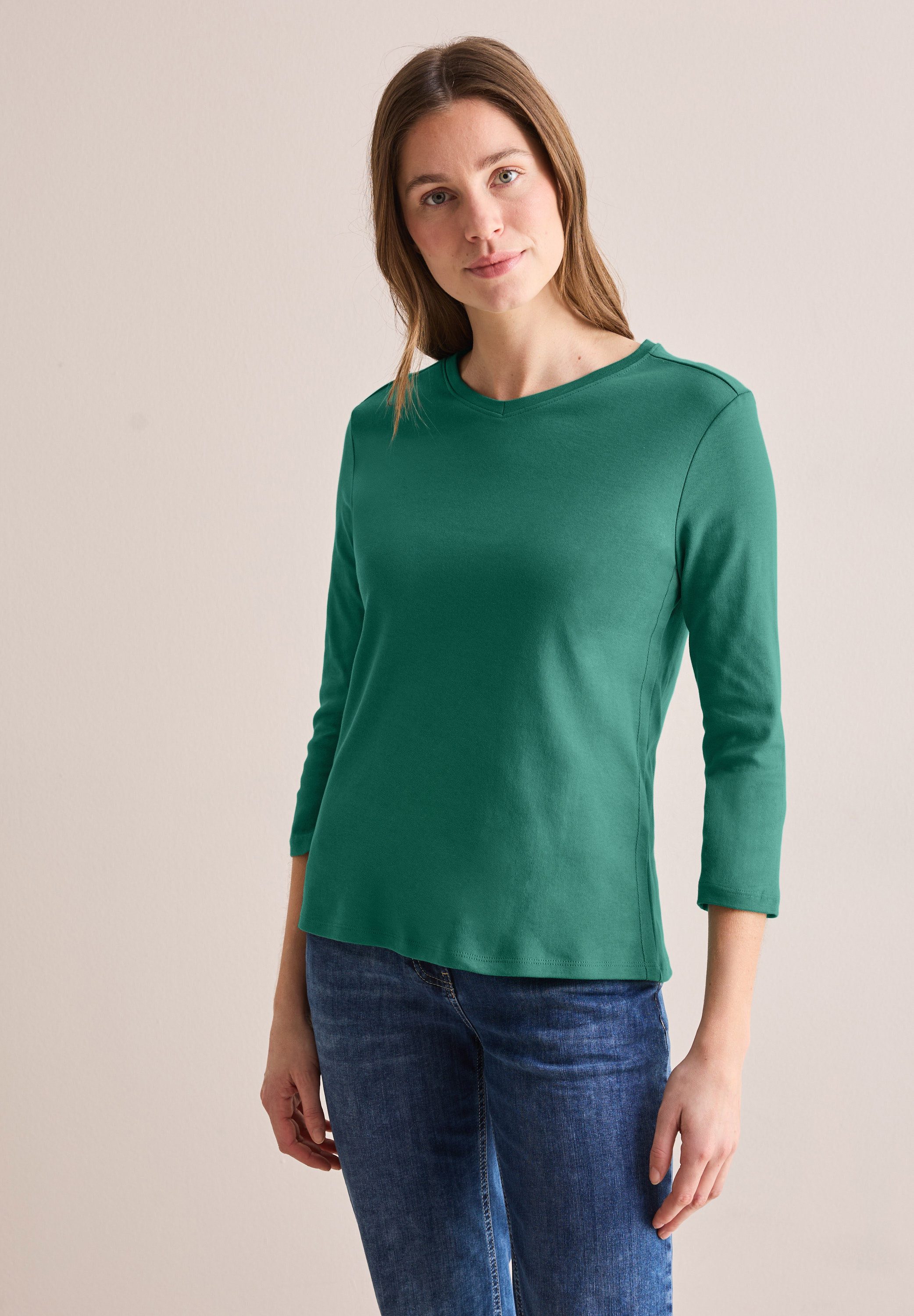 Cecil Langarmshirt, aus reiner Baumwolle günstig online kaufen