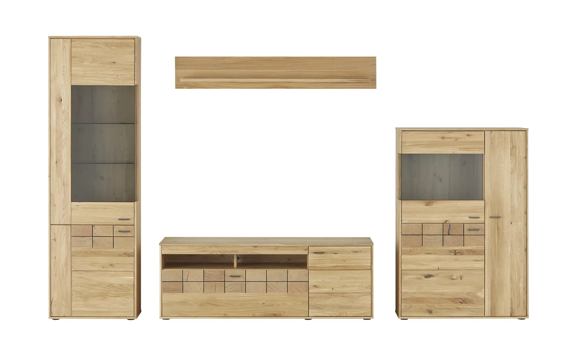 Jette Home Wohnkombination  Laguna ¦ holzfarben ¦ Maße (cm): B: 311 H: 207 günstig online kaufen