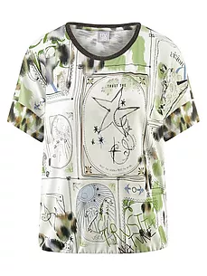 Rundhals-Shirt Rabe weiss günstig online kaufen