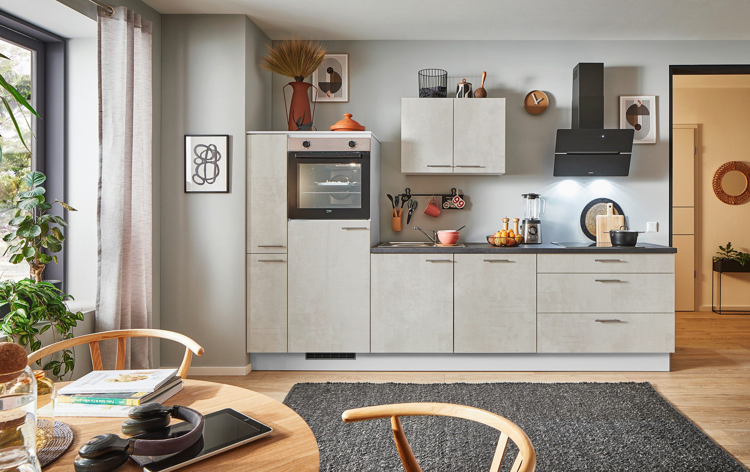 pino Küchenzeile Stockholm, individuell anpassbar, gratis günstig online kaufen