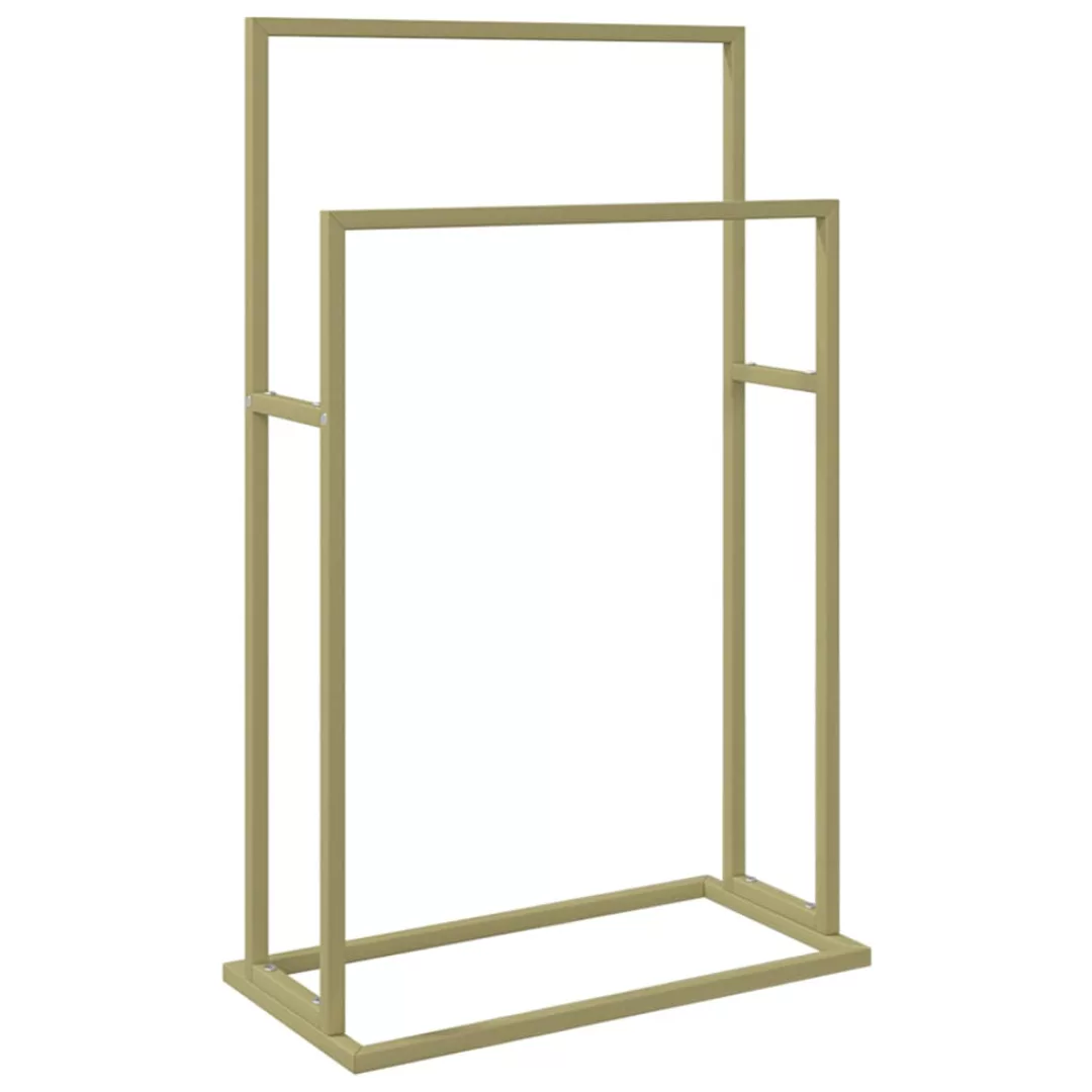 Vidaxl Handtuchständer Gold 48x24x78,5 Cm Eisen günstig online kaufen