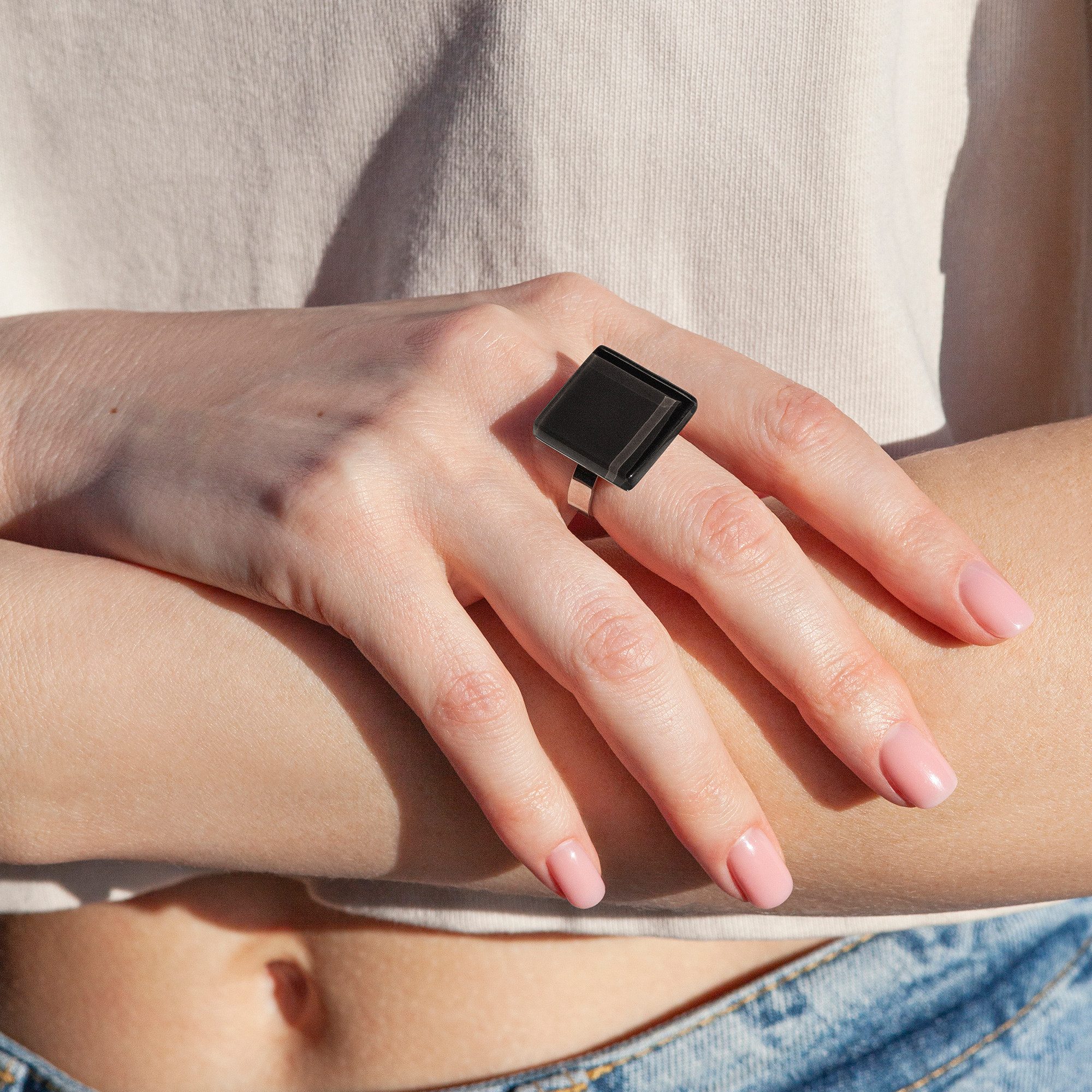 ALEXASCHA Fingerring Statement Ring mit Stein günstig online kaufen