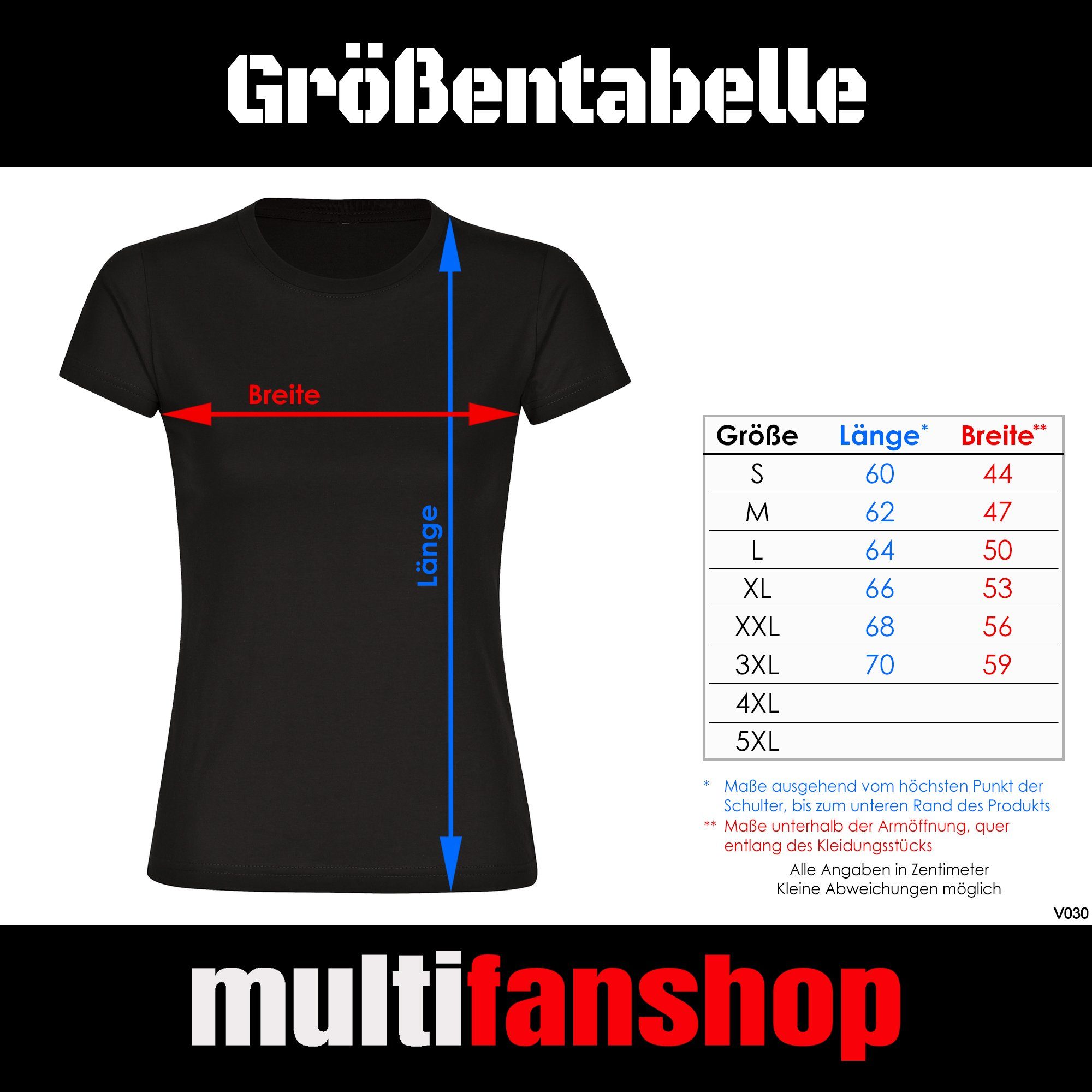 multifanshop T-Shirt Damen Kaiserslautern - Herzschlag günstig online kaufen