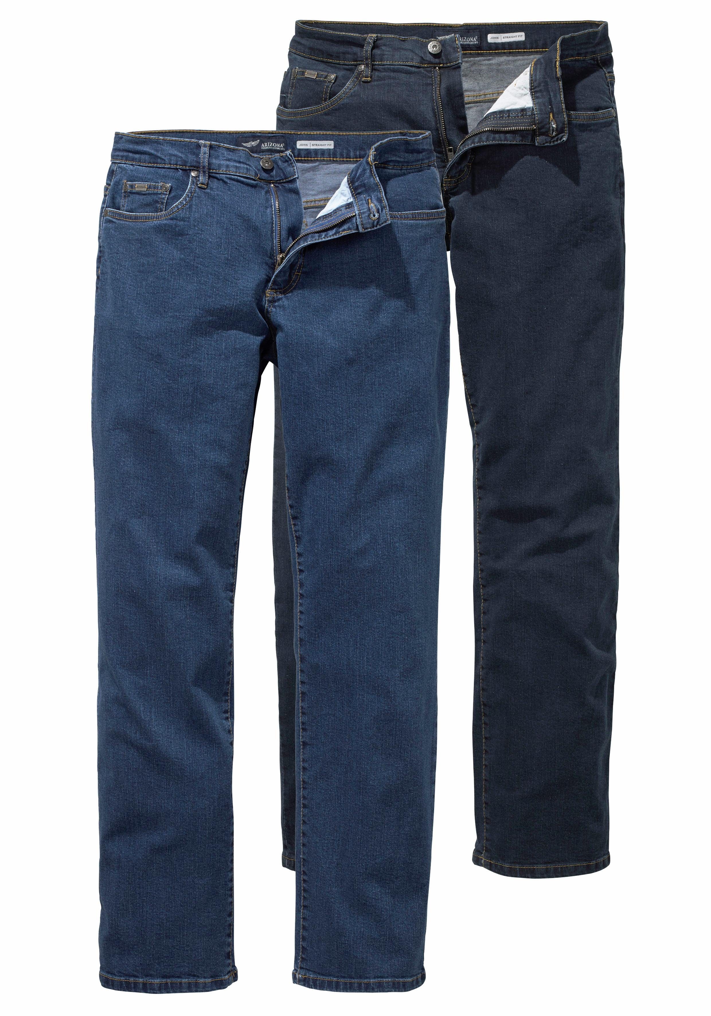 Arizona Stretch-Jeans John (Packung, 2-tlg) gerade günstig online kaufen