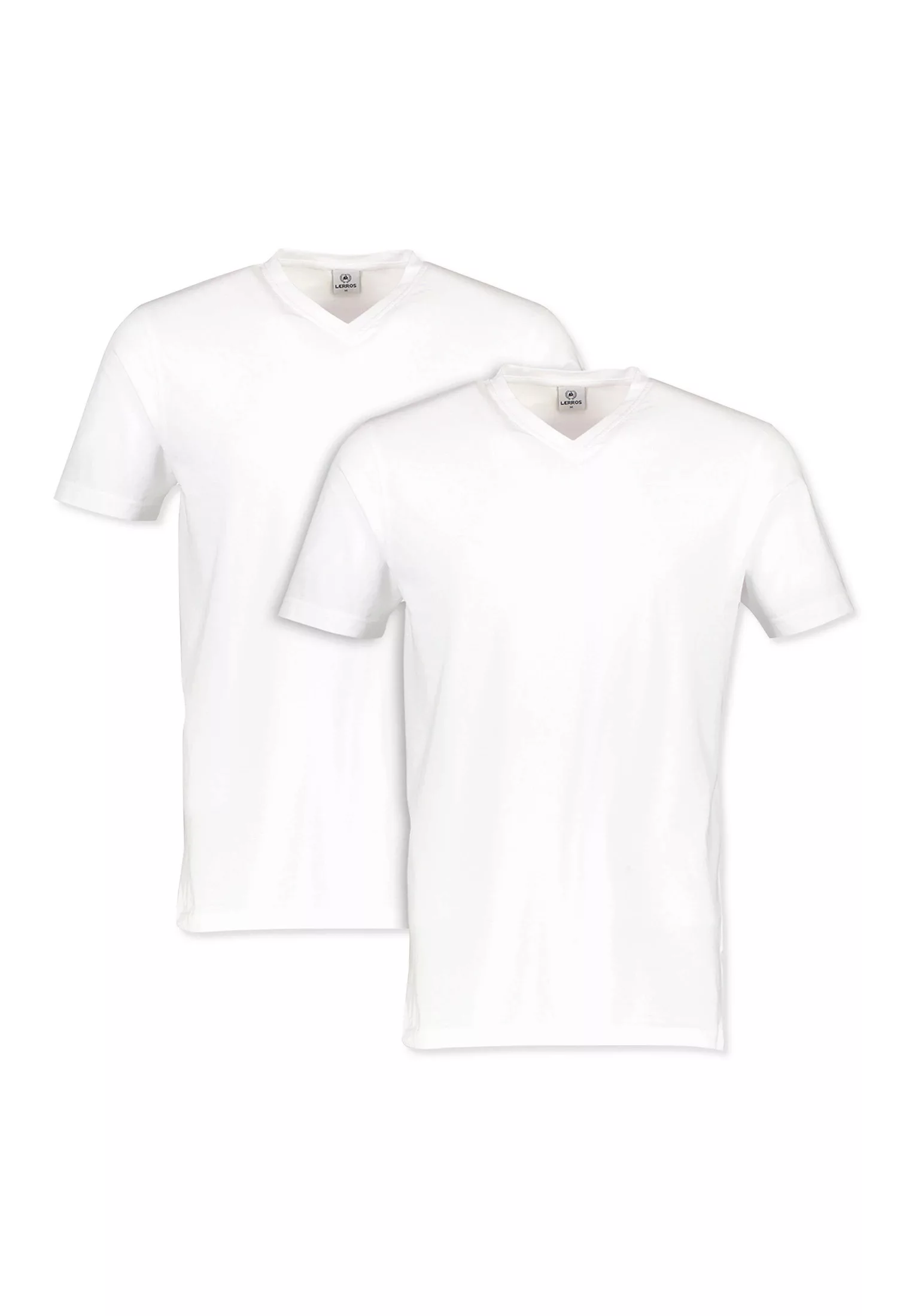 LERROS T-Shirt "LERROS Doppelpack T-Shirt Rundhals in Premium Baumwollquali günstig online kaufen