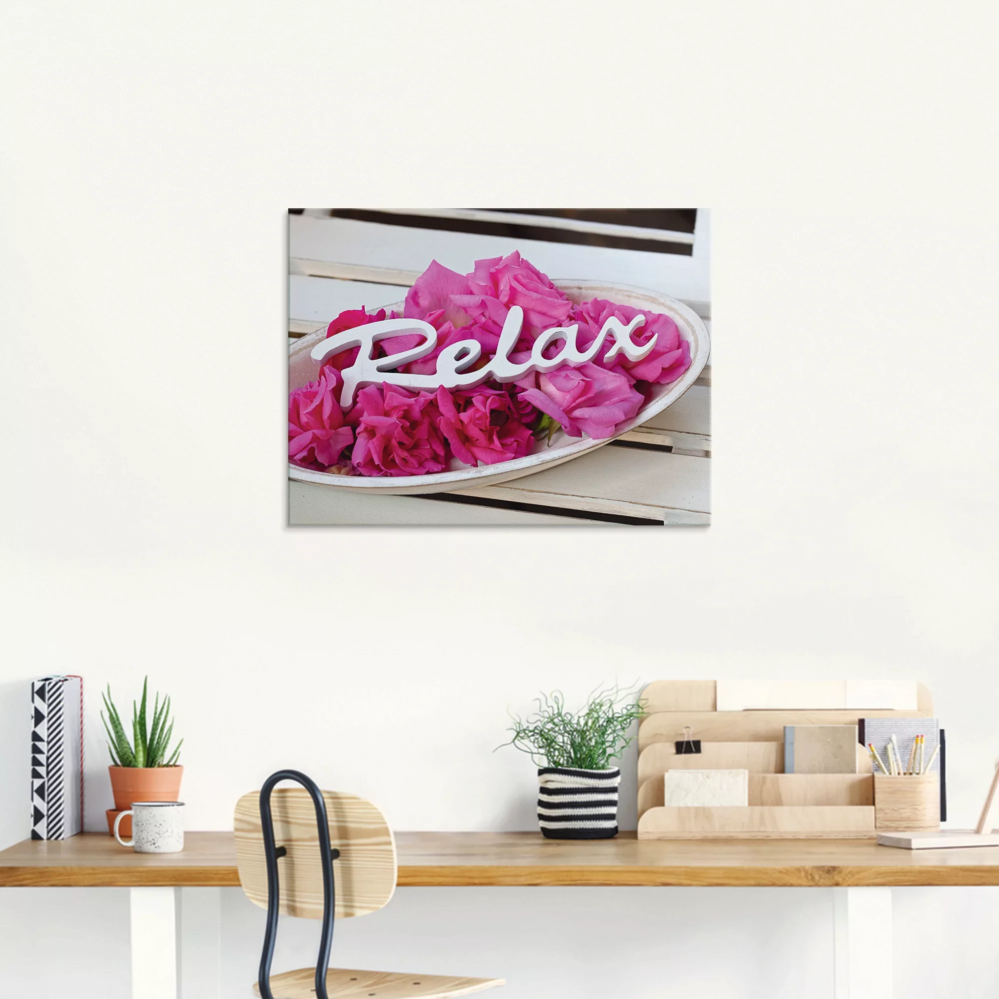 Artland Glasbild "Relax", Sprüche & Texte, (1 St.) günstig online kaufen