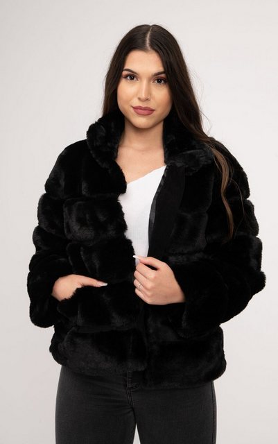 Passioni Fellimitatjacke Noelle - Basic Faux Fur Jacke günstig online kaufen