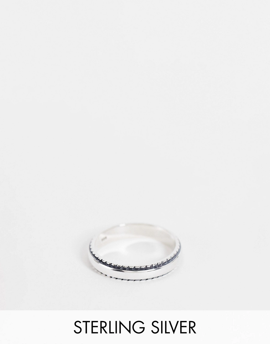 ASOS DESIGN – Silberfarbener Ring aus Sterlingsilber für den kleine Finger günstig online kaufen