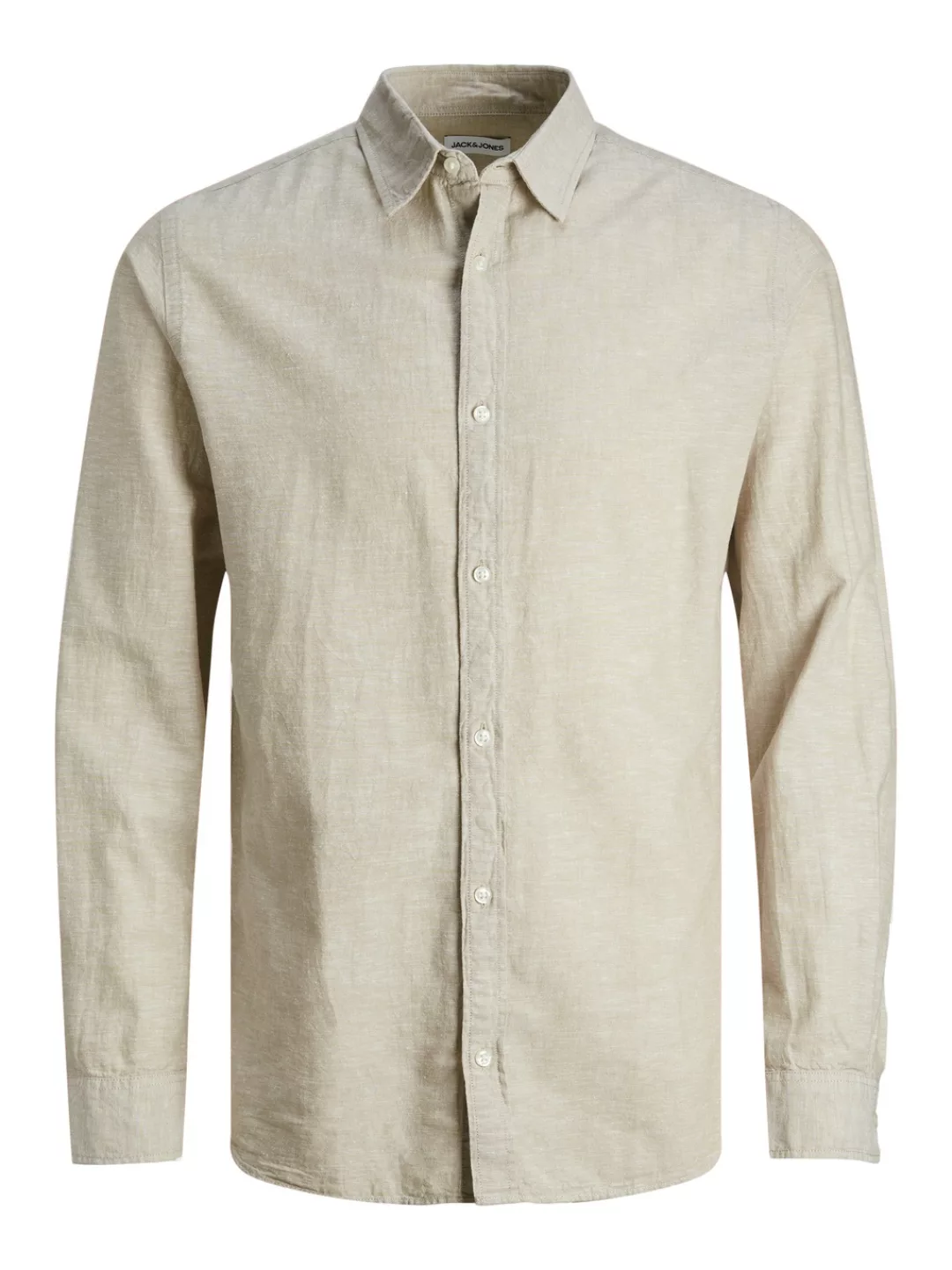 Jack & Jones Langarmhemd "JJELINEN BLEND SHIRT LS SN" günstig online kaufen