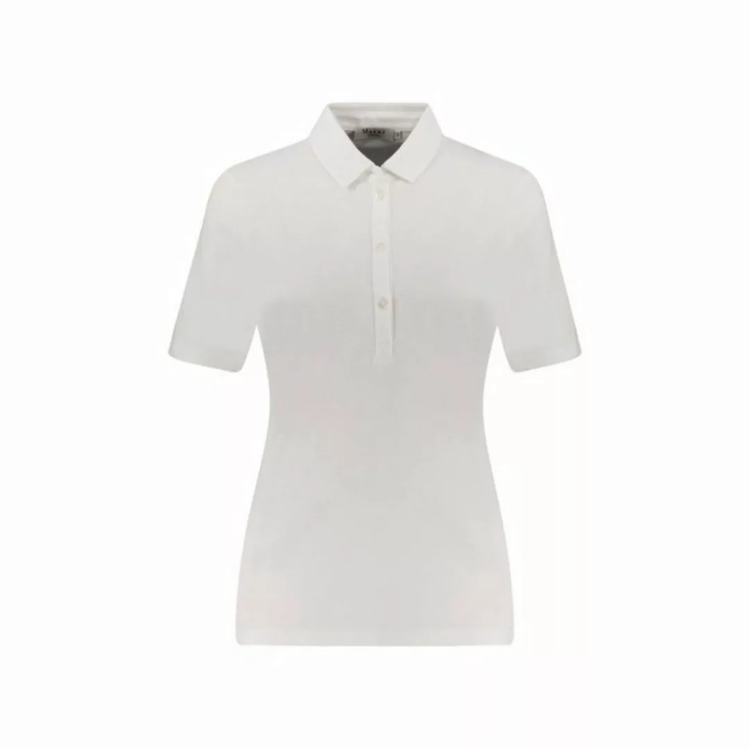 MAERZ Muenchen Langarm-Poloshirt weiß regular fit (1-tlg) günstig online kaufen