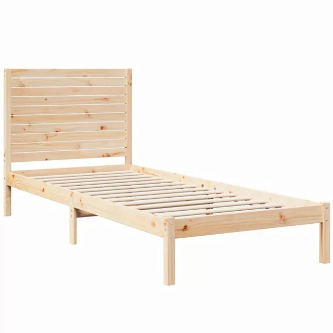 vidaXL Bett, Massivholzbett Extra Lang ohne Matratze 90x210 cm günstig online kaufen