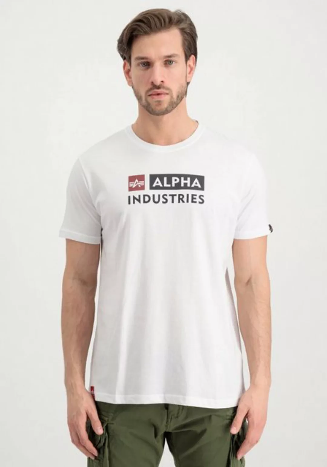 Alpha Industries T-Shirt Alpha Industries Men - T-Shirts Alpha Block-Logo T günstig online kaufen