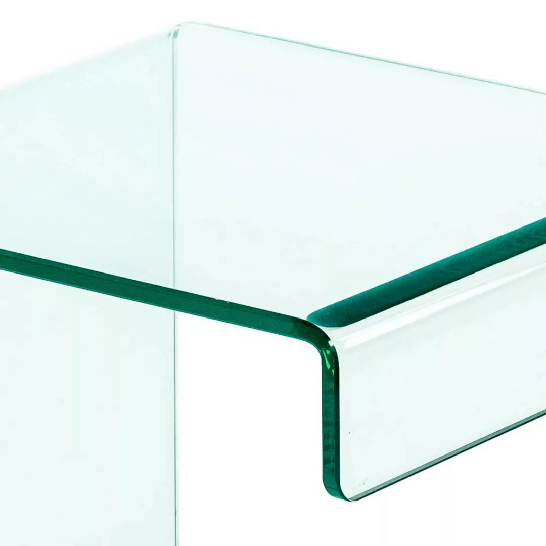 Glastisch Beistelltisch Transparent modernem Design günstig online kaufen