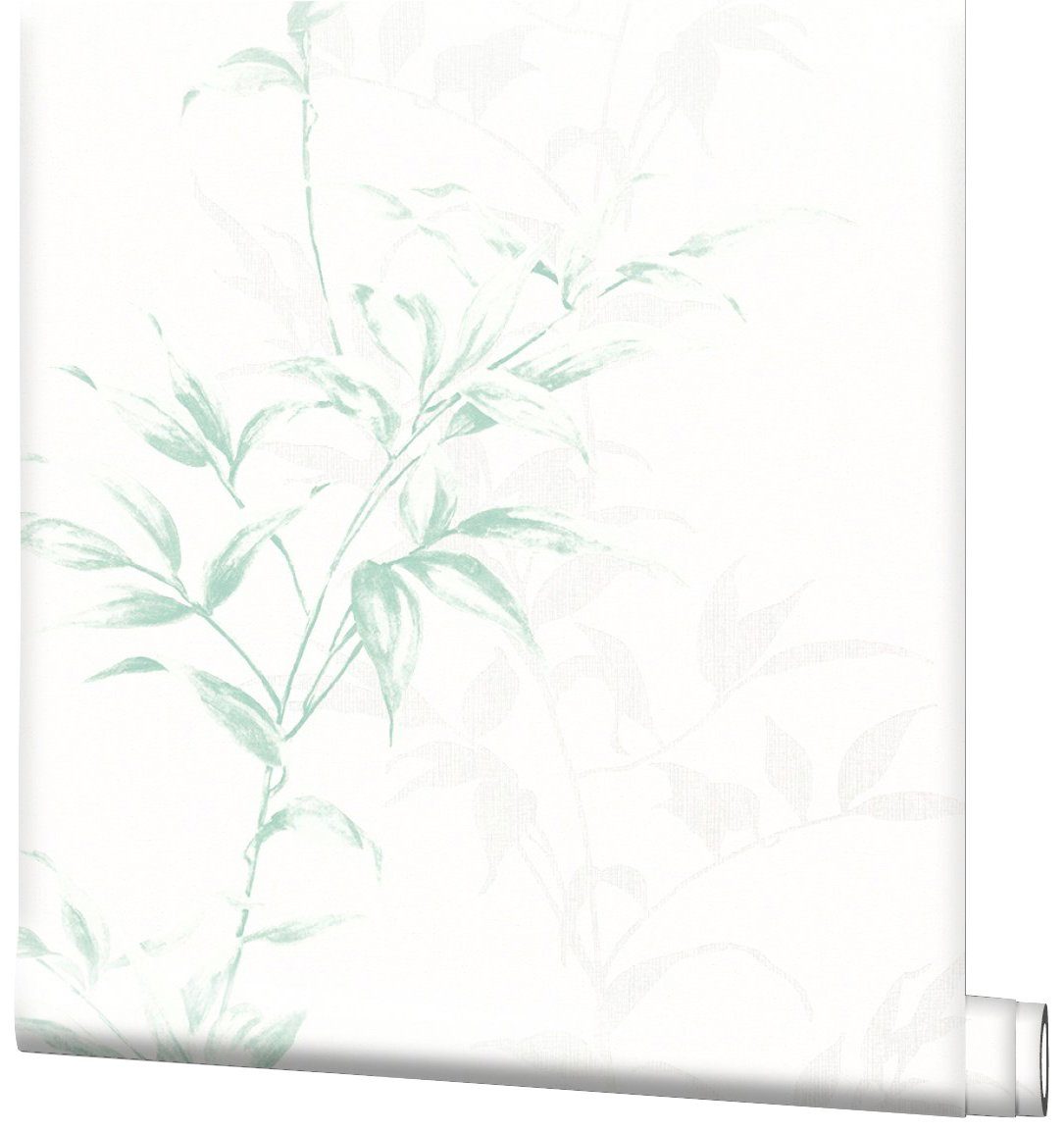 Marburg Vliestapete Hailey Nov Floral Weiß Grau FSC® günstig online kaufen