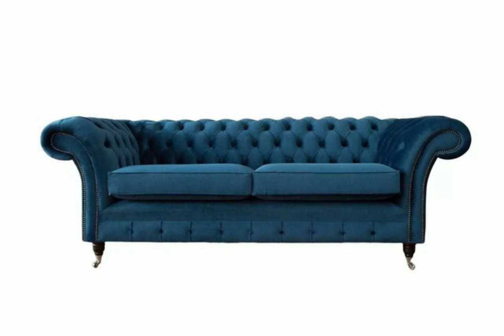 JVmoebel Chesterfield-Sofa, Sofa Dreisitzer Klassisch Design Wohnzimmer Che günstig online kaufen