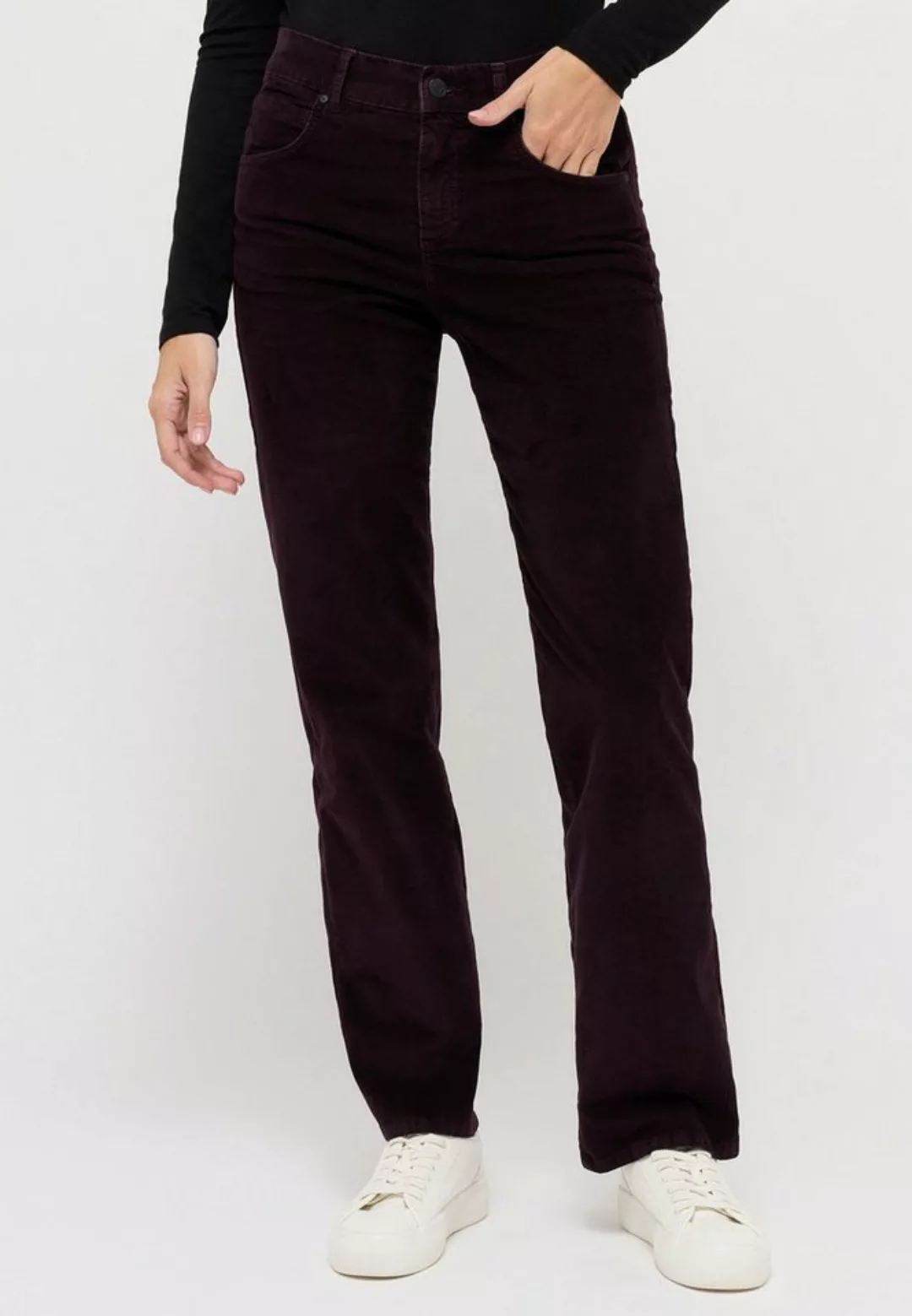 ANGELS Straight-Jeans Jeans Lara in Coloured Cord günstig online kaufen