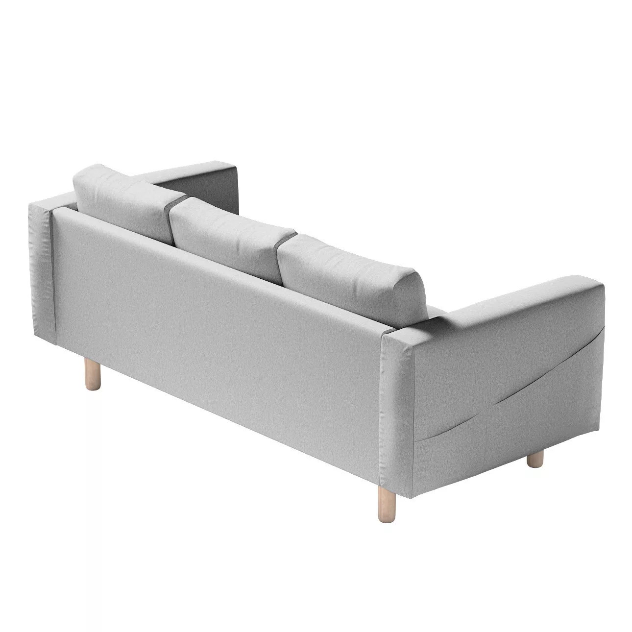 Bezug für Norsborg 3-Sitzer Sofa, szary, Norsborg 3-Sitzer Sofabezug, Madri günstig online kaufen