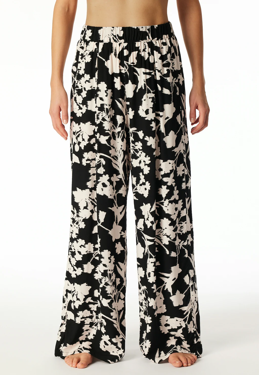 Schiesser Loungehose "Mix + Relax", elastischer Bund, Viskose, seitliche Ta günstig online kaufen