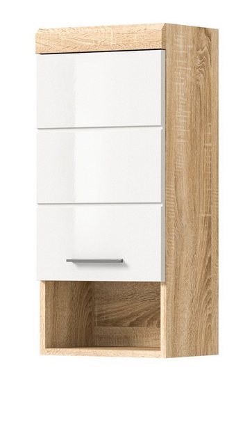 Inn.Furn Hängeschrank Mambo (Badschrank in Sonoma Eiche mit weiß, 37 x 79 c günstig online kaufen