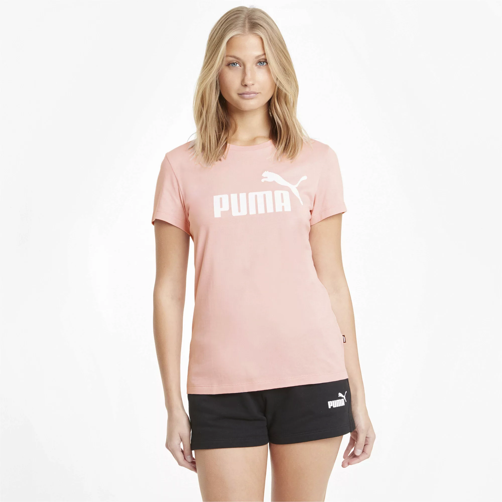 PUMA T-Shirt "Essentials Logo T-Shirt Damen" günstig online kaufen