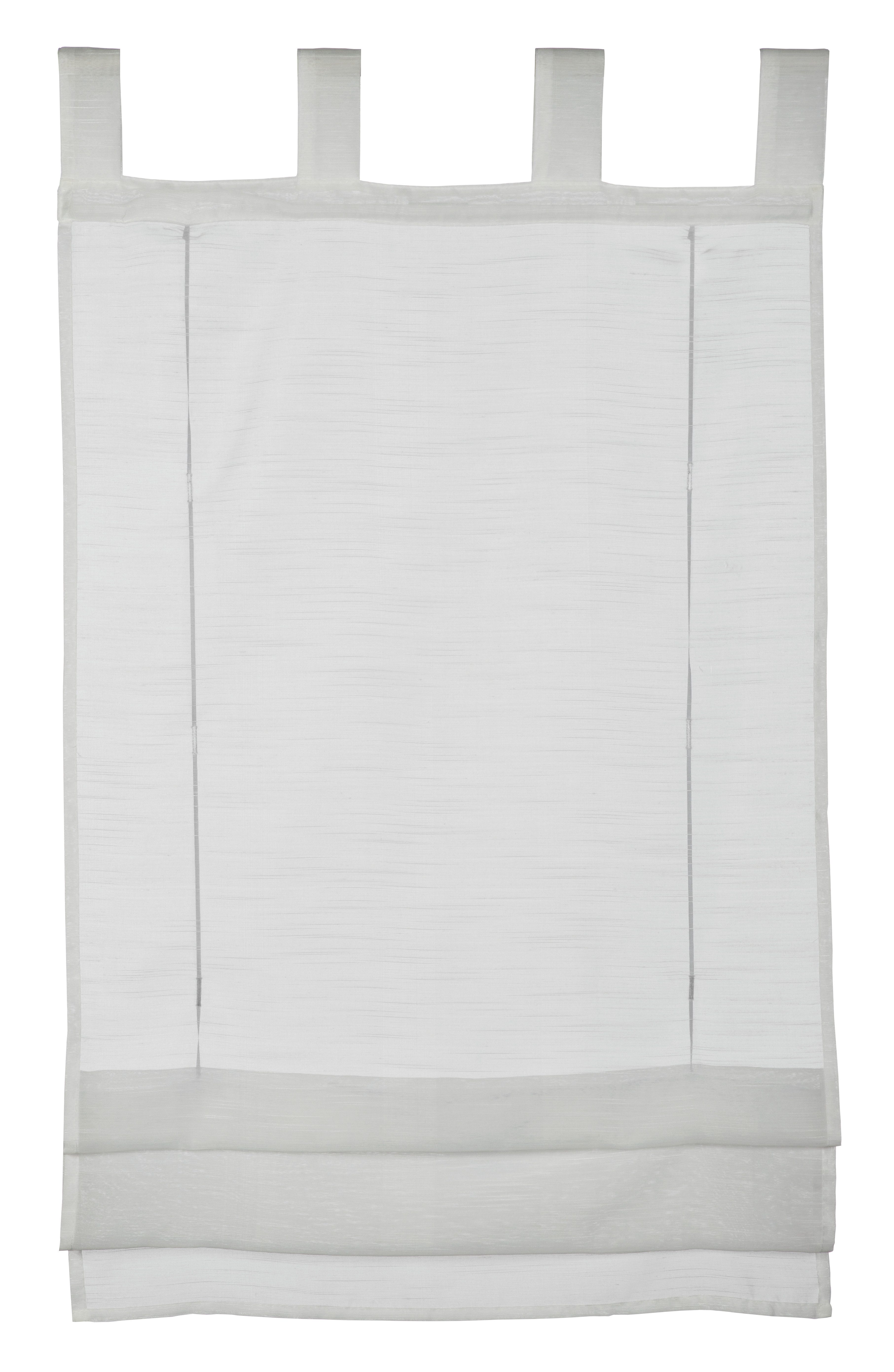 GARDINIA Raffrollo »Voile Schlaufen«, mit Schlaufen, ohne Bohren, mit Satin günstig online kaufen
