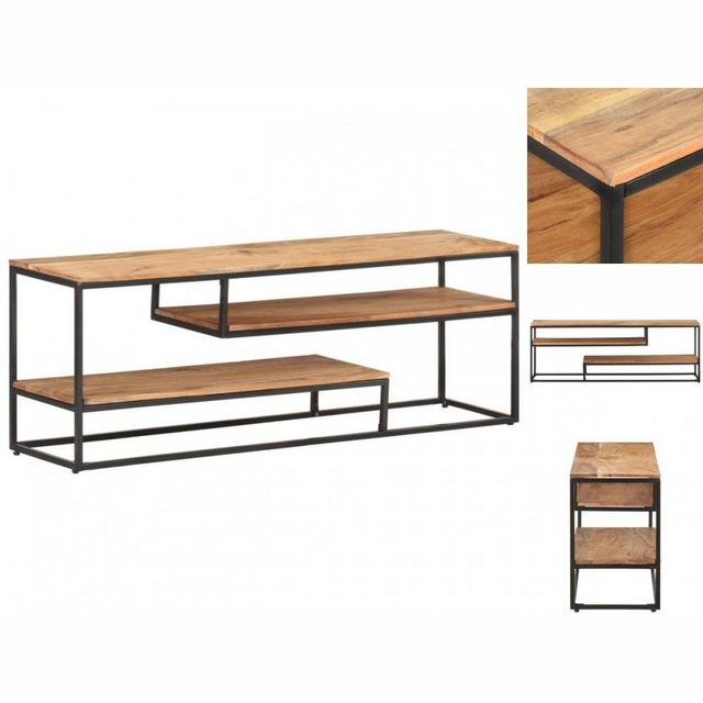 vidaXL TV-Schrank TV-Schrank 130x30x45 cm Akazie Massivholz Lowboard günstig online kaufen