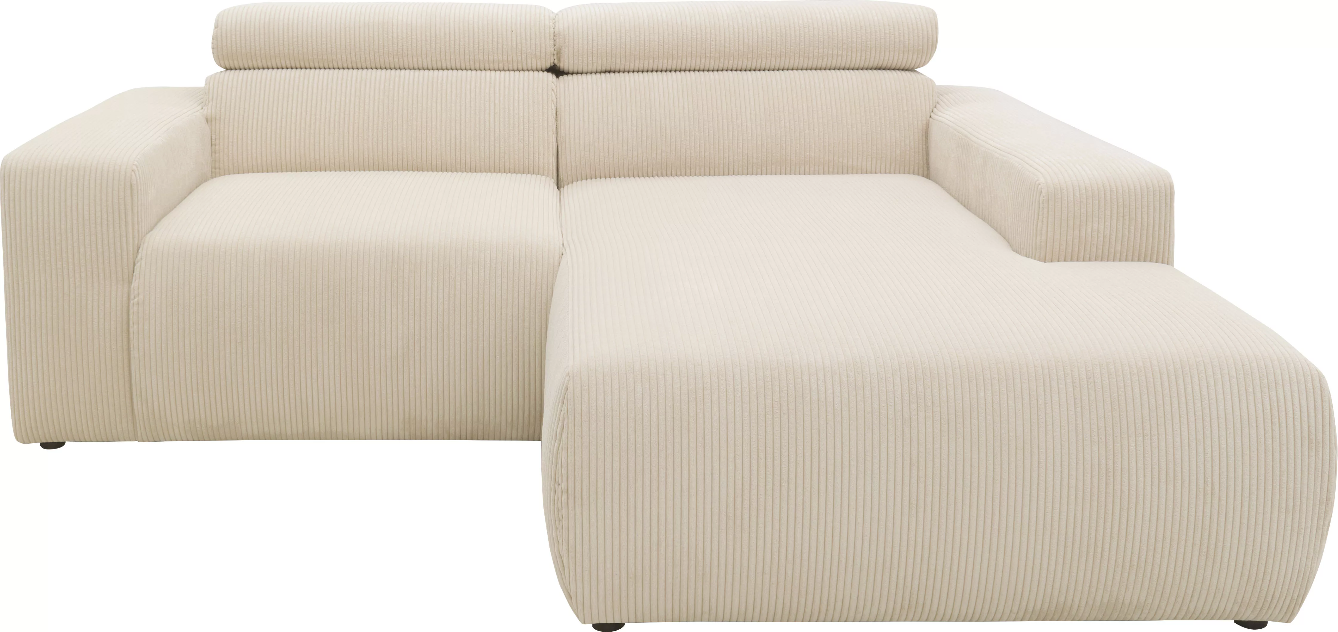 DOMO collection Ecksofa Brandon kleine Ausführung B/T/H: 214/100/80 cm, Mit günstig online kaufen