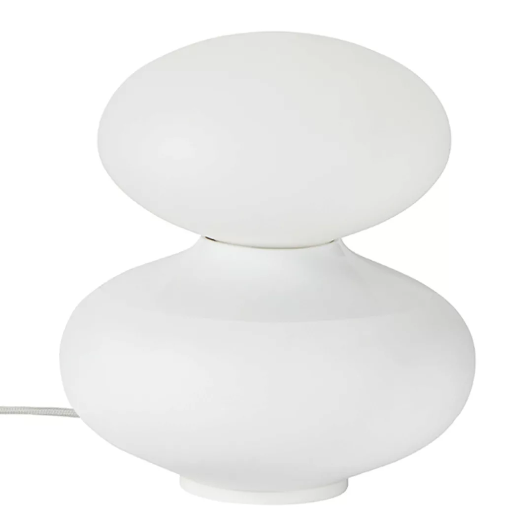 Tala - Reflection Oval Tischleuchte - weiß/matt/H x Ø 21 x 19 cm/Gestell Po günstig online kaufen