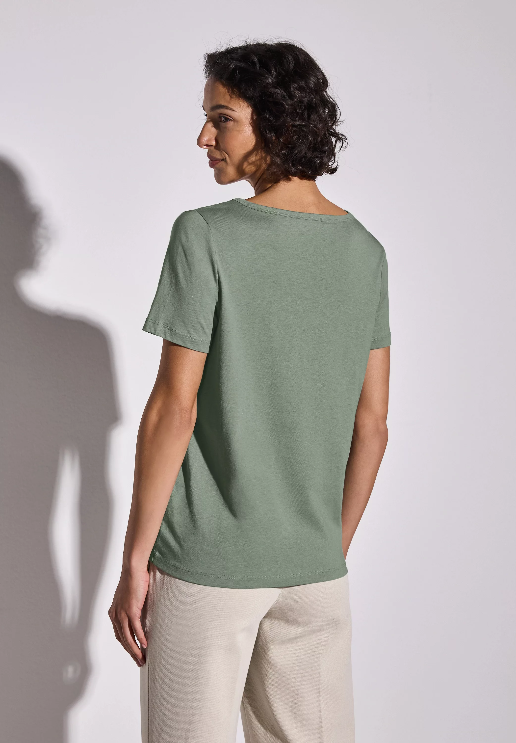STREET ONE T-Shirt, mit Schriftzug günstig online kaufen